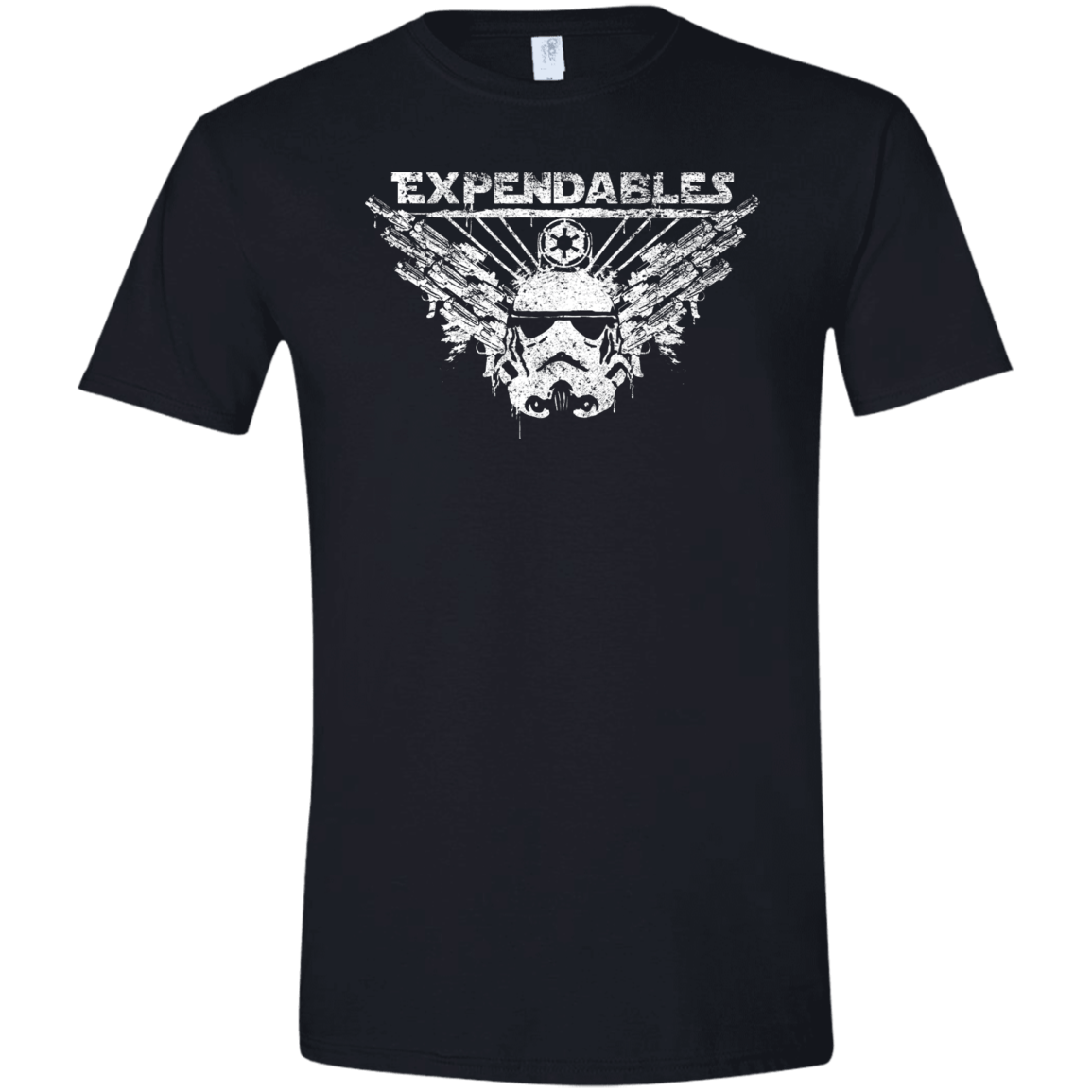 T-Shirts Black / X-Small Expendable Troopers Men's Semi-Fitted Softstyle