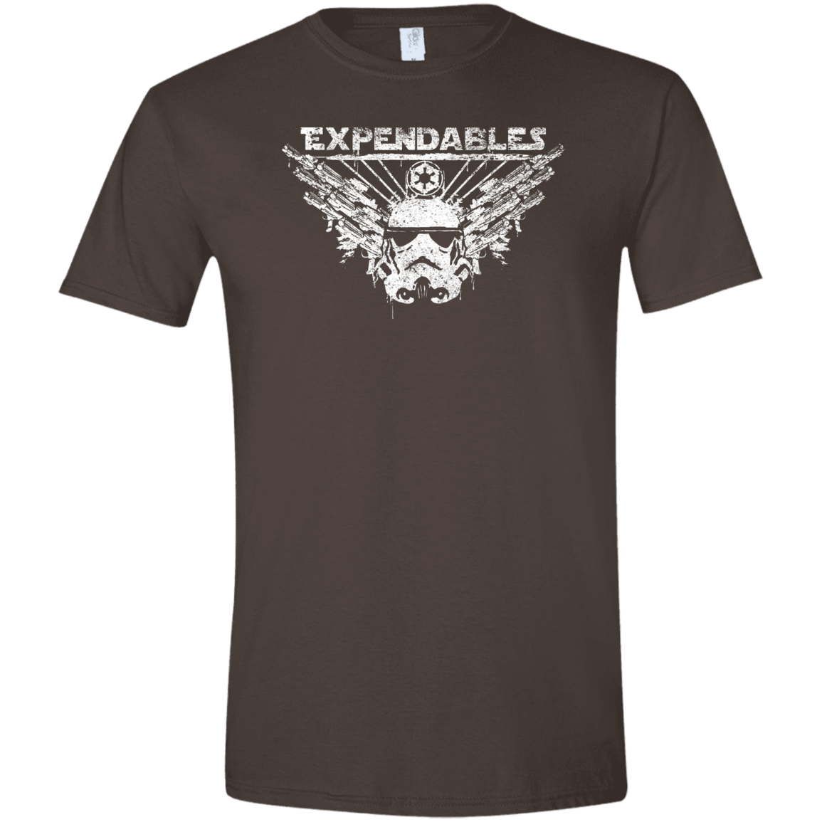 T-Shirts Dark Chocolate / S Expendable Troopers Men's Semi-Fitted Softstyle