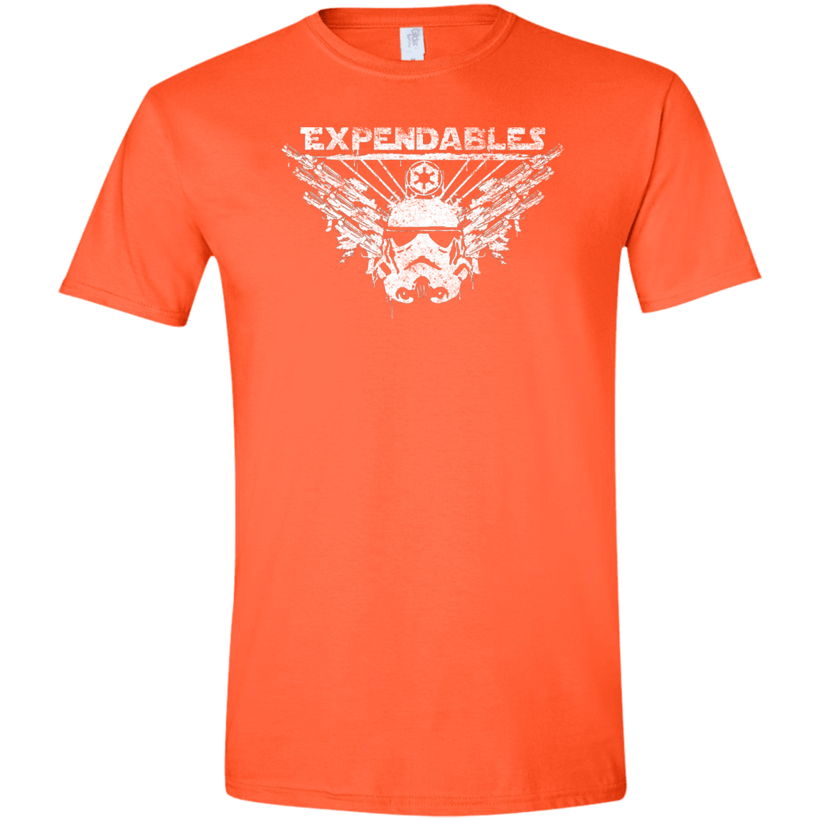T-Shirts Orange / S Expendable Troopers Men's Semi-Fitted Softstyle