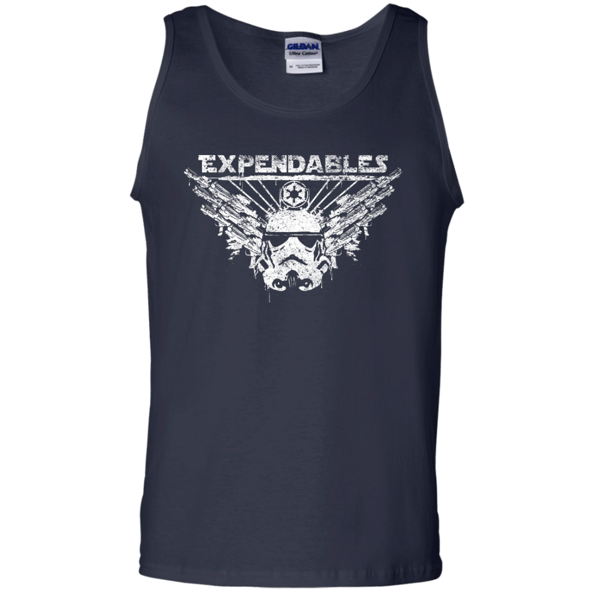 T-Shirts Navy / S Expendable Troopers Men's Tank Top