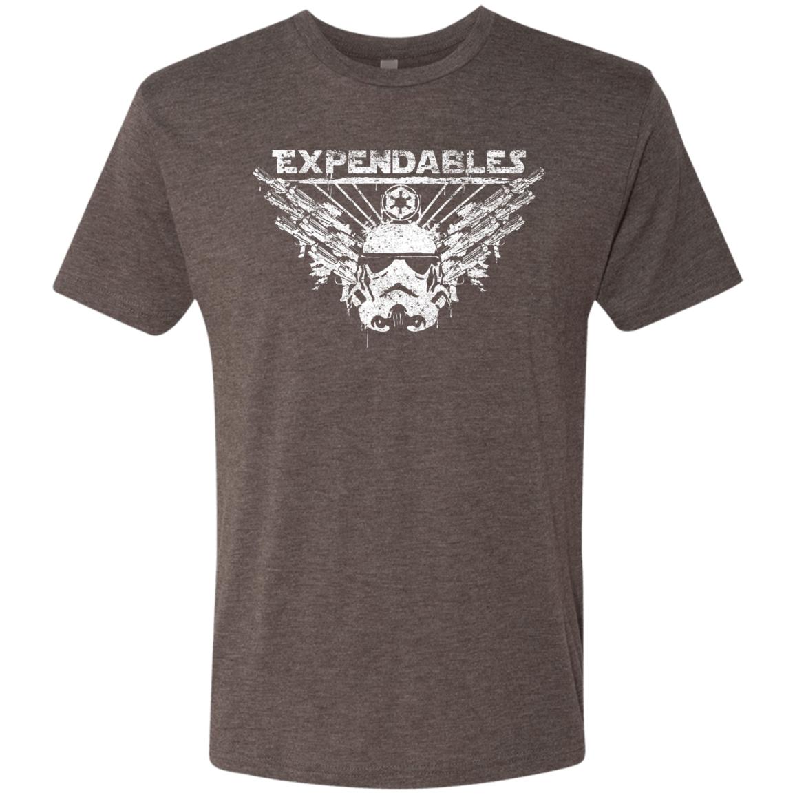 T-Shirts Macchiato / S Expendable Troopers Men's Triblend T-Shirt