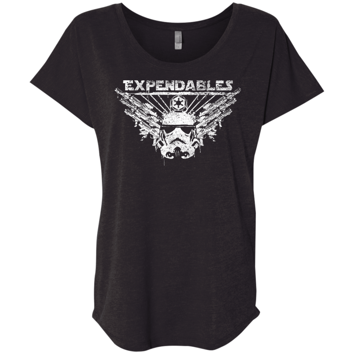 T-Shirts Vintage Black / X-Small Expendable Troopers Triblend Dolman Sleeve