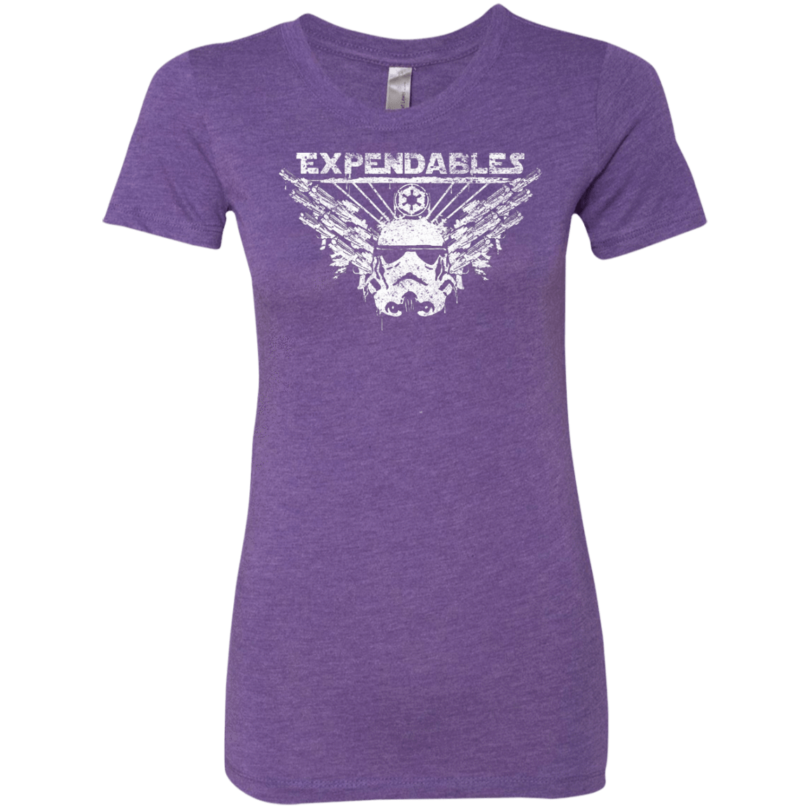 T-Shirts Purple Rush / S Expendable Troopers Women's Triblend T-Shirt