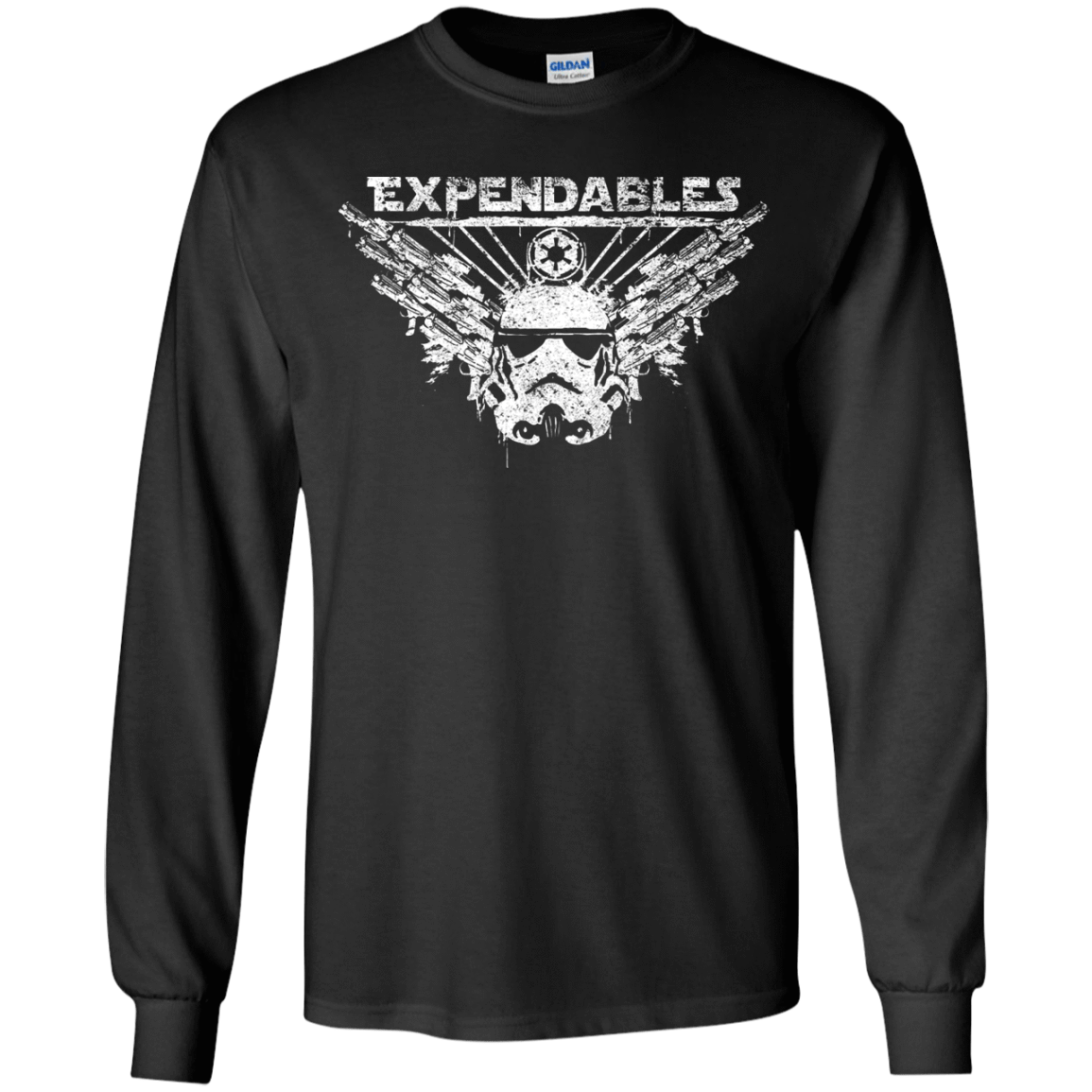 T-Shirts Black / YS Expendable Troopers Youth Long Sleeve T-Shirt