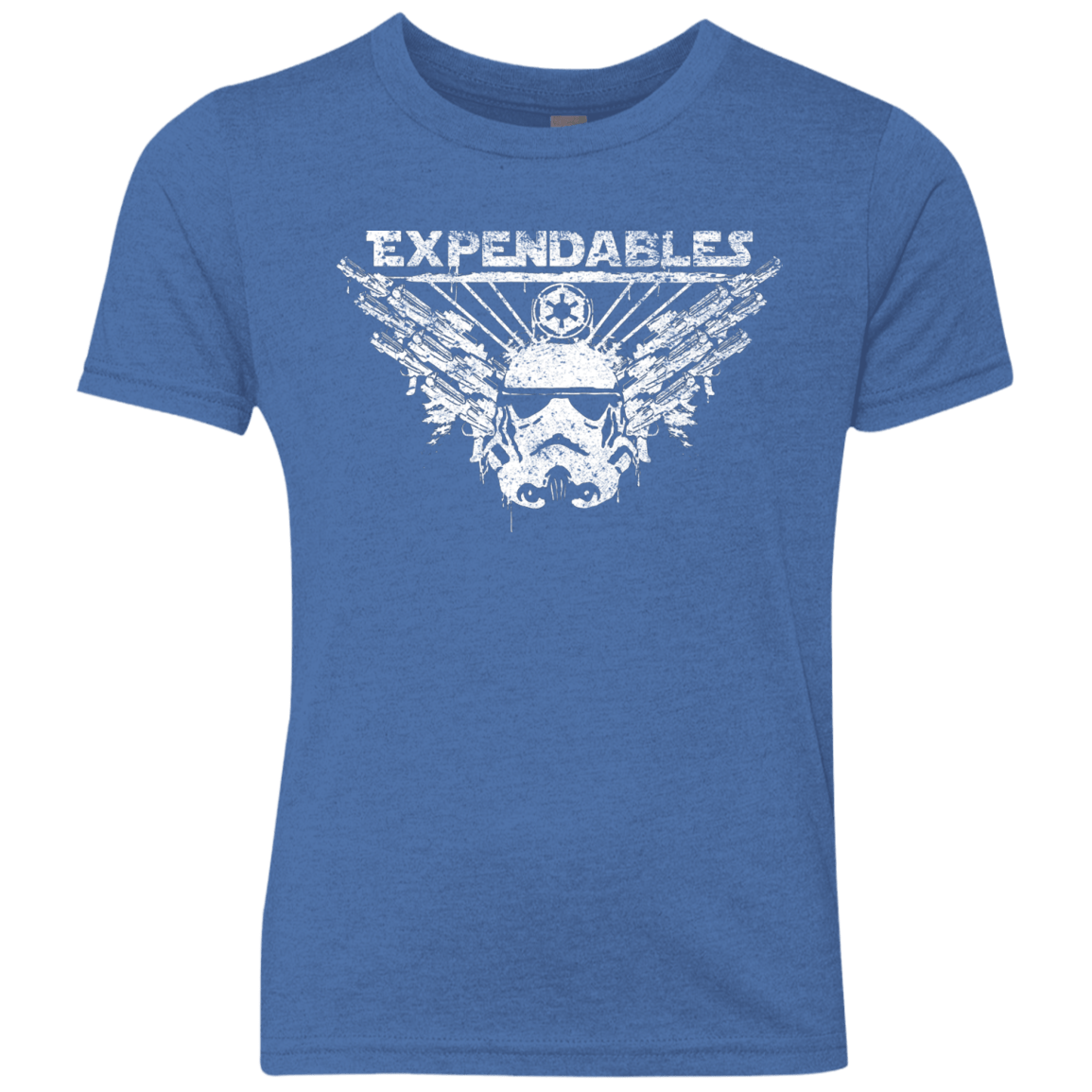 T-Shirts Vintage Royal / YXS Expendable Troopers Youth Triblend T-Shirt