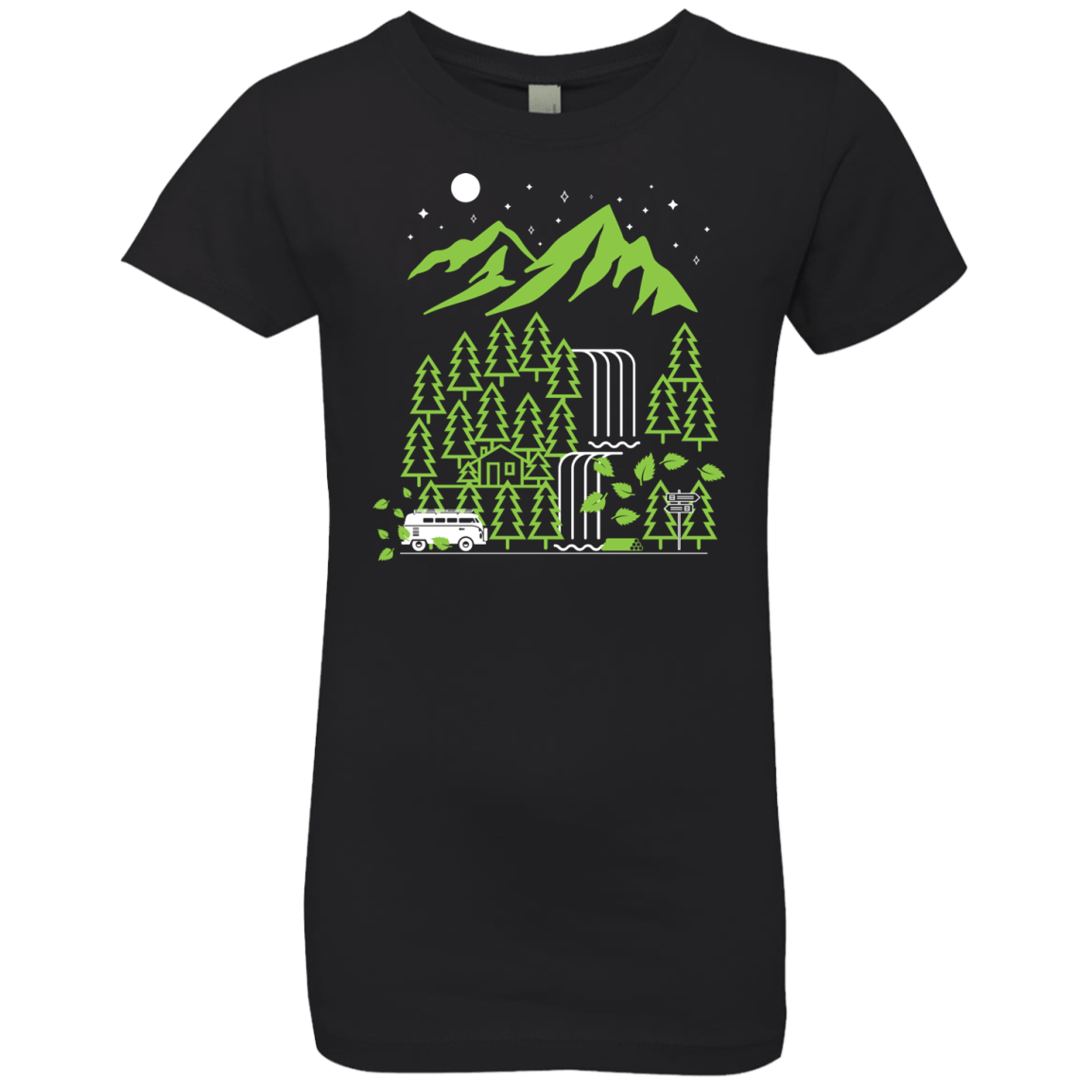 T-Shirts Black / YXS Explore More Girls Premium T-Shirt