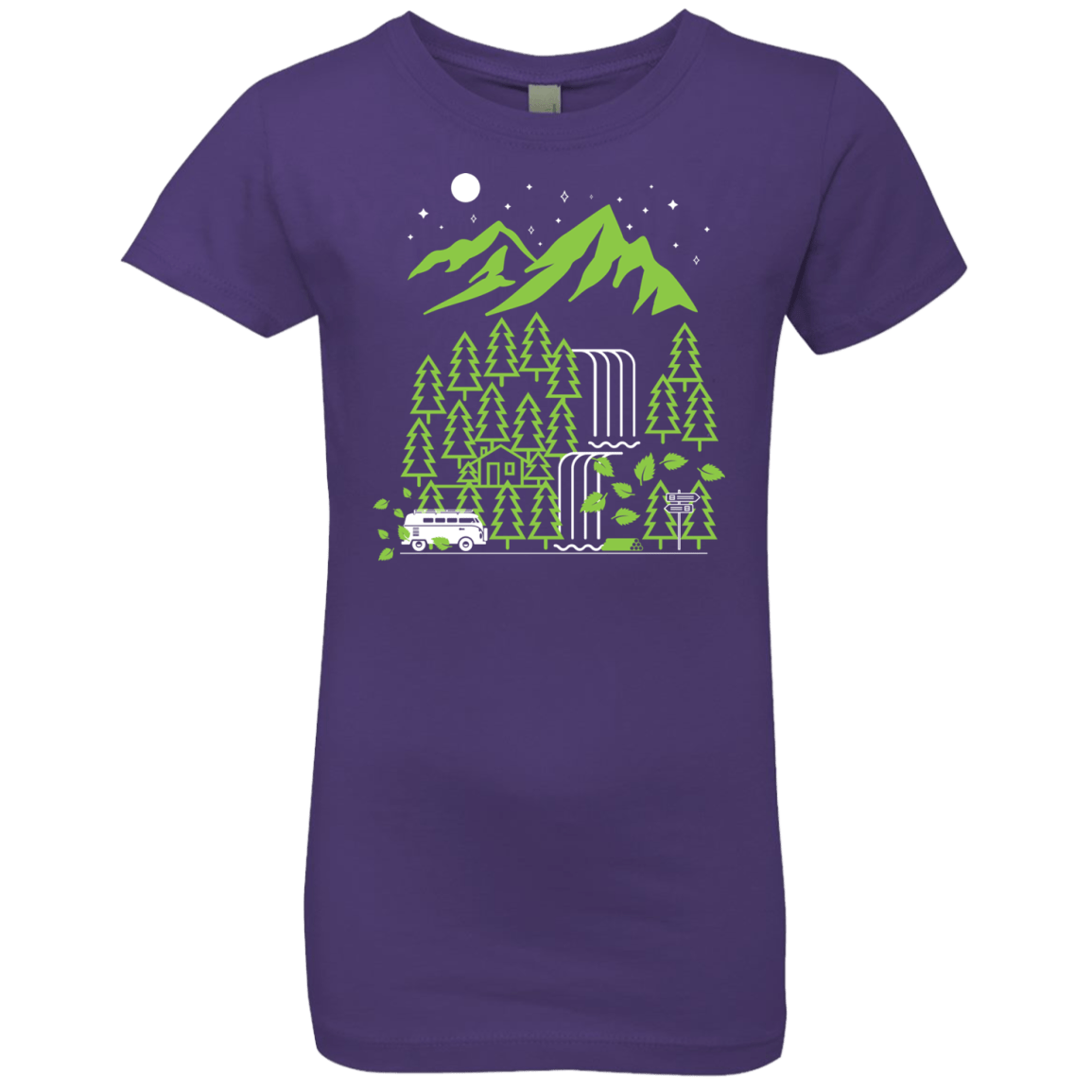 T-Shirts Purple Rush / YXS Explore More Girls Premium T-Shirt