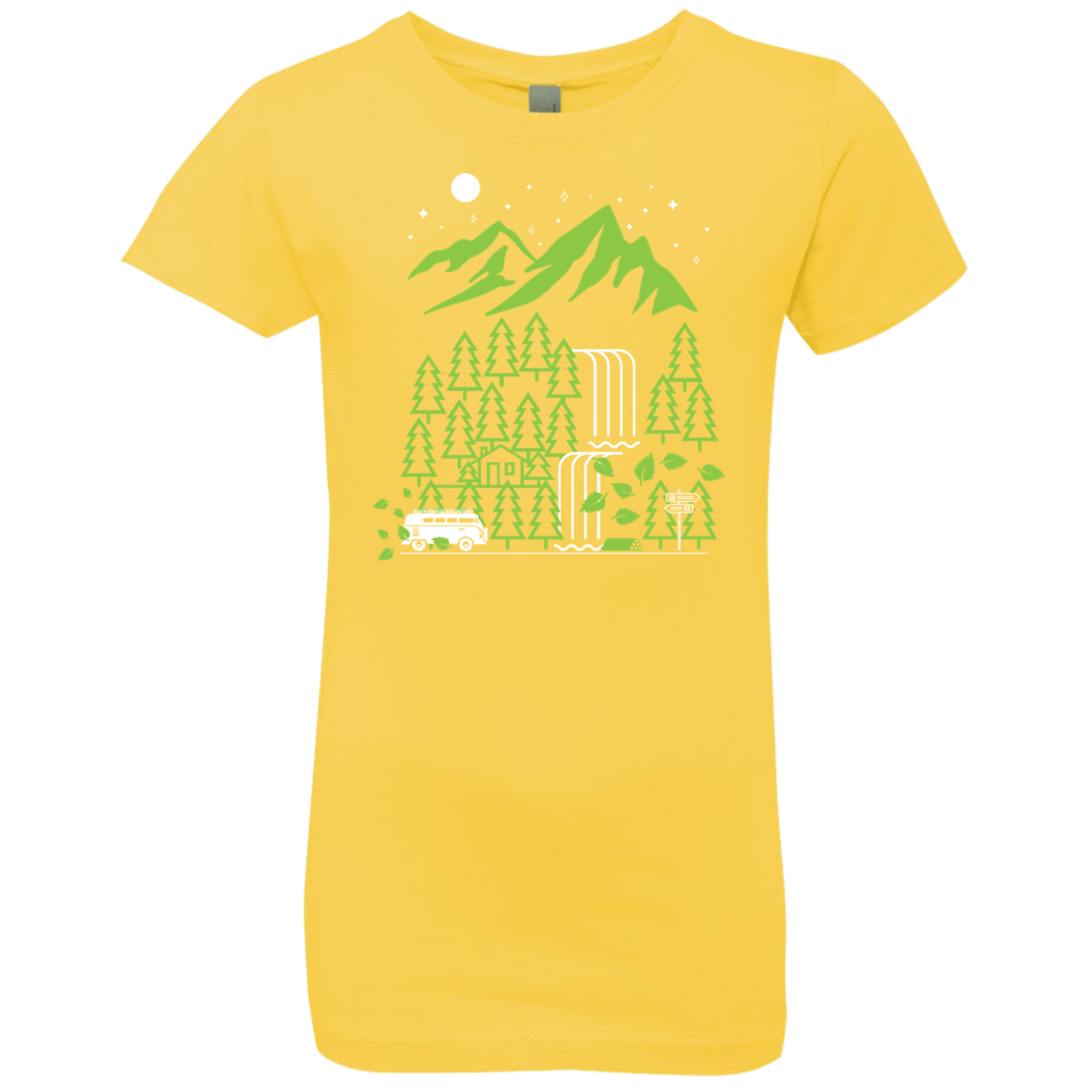 T-Shirts Vibrant Yellow / YXS Explore More Girls Premium T-Shirt