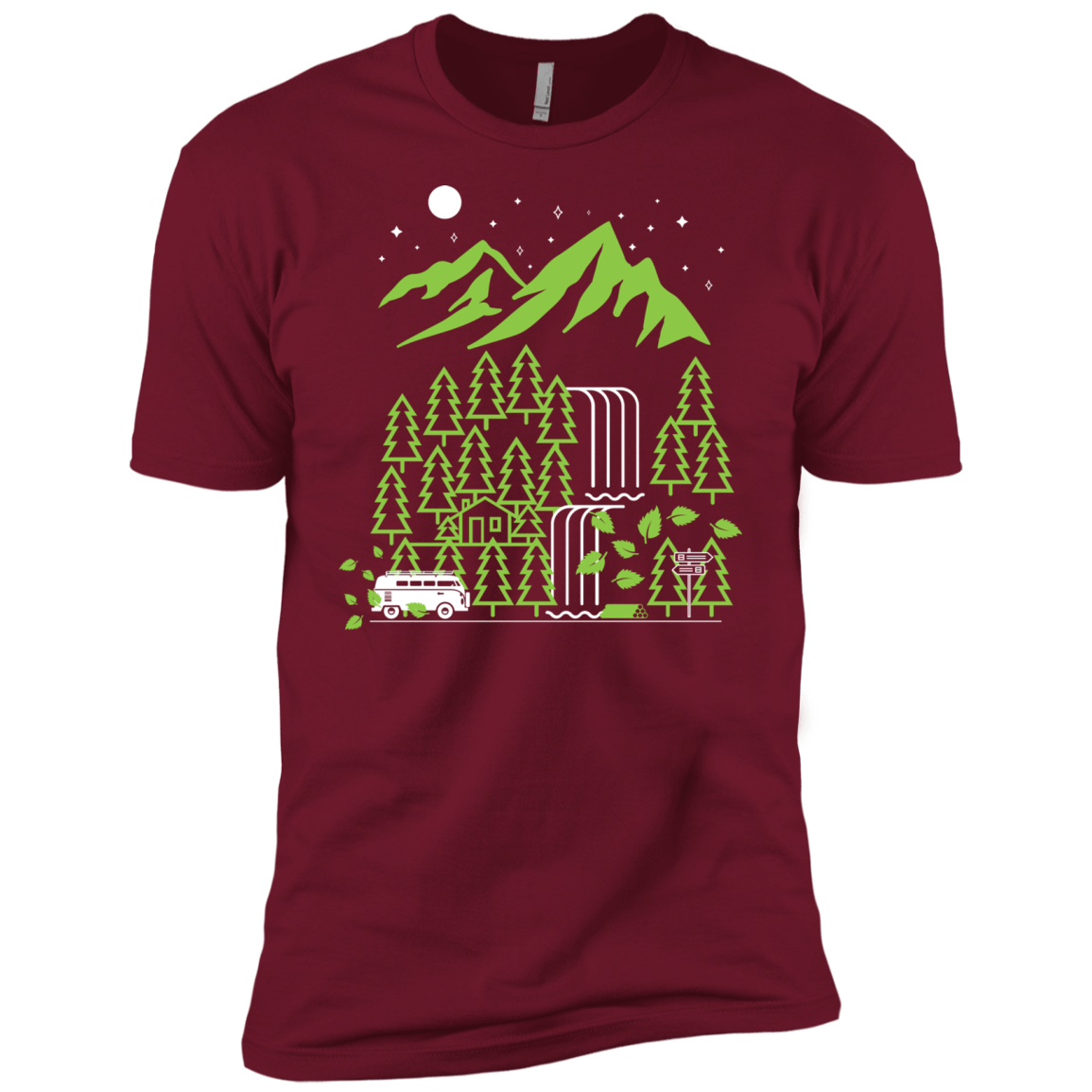 T-Shirts Cardinal / X-Small Explore More Men's Premium T-Shirt