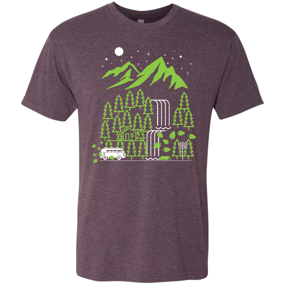 T-Shirts Vintage Purple / S Explore More Men's Triblend T-Shirt