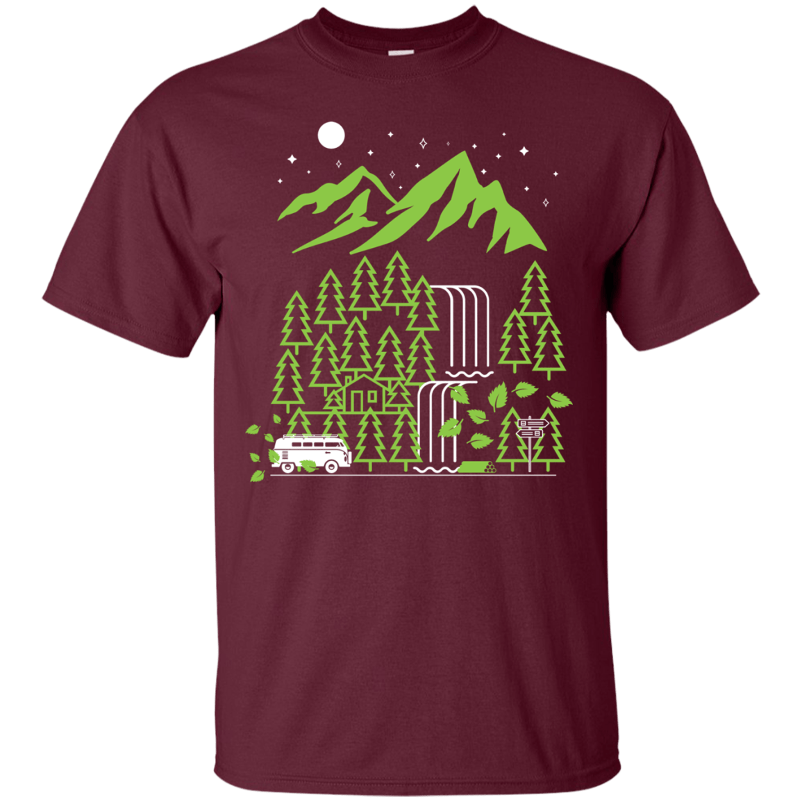 T-Shirts Maroon / S Explore More T-Shirt