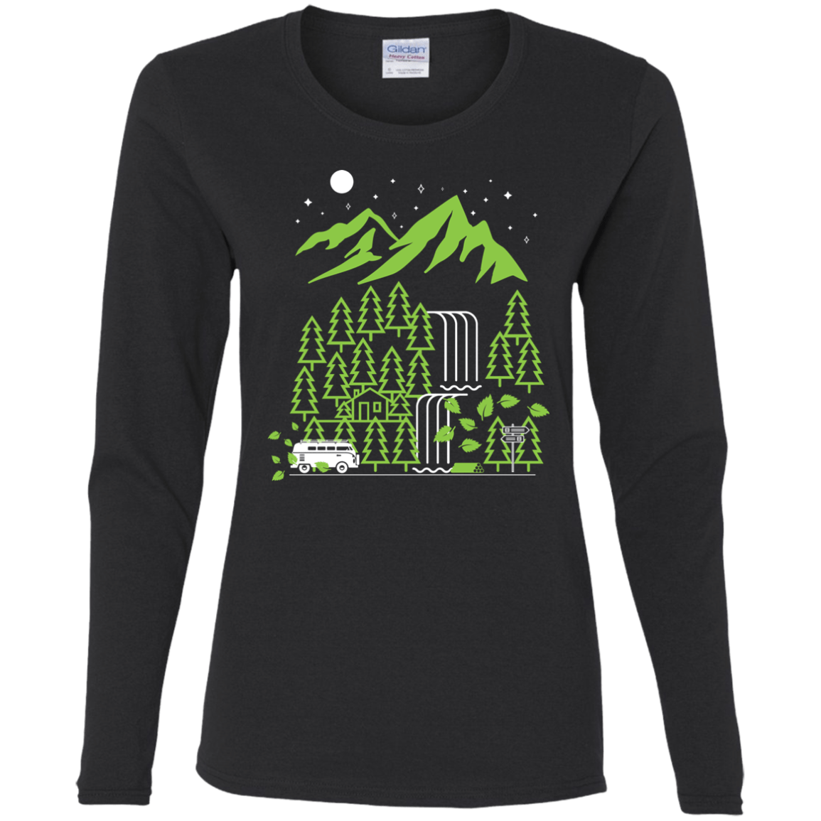 T-Shirts Black / S Explore More Women's Long Sleeve T-Shirt