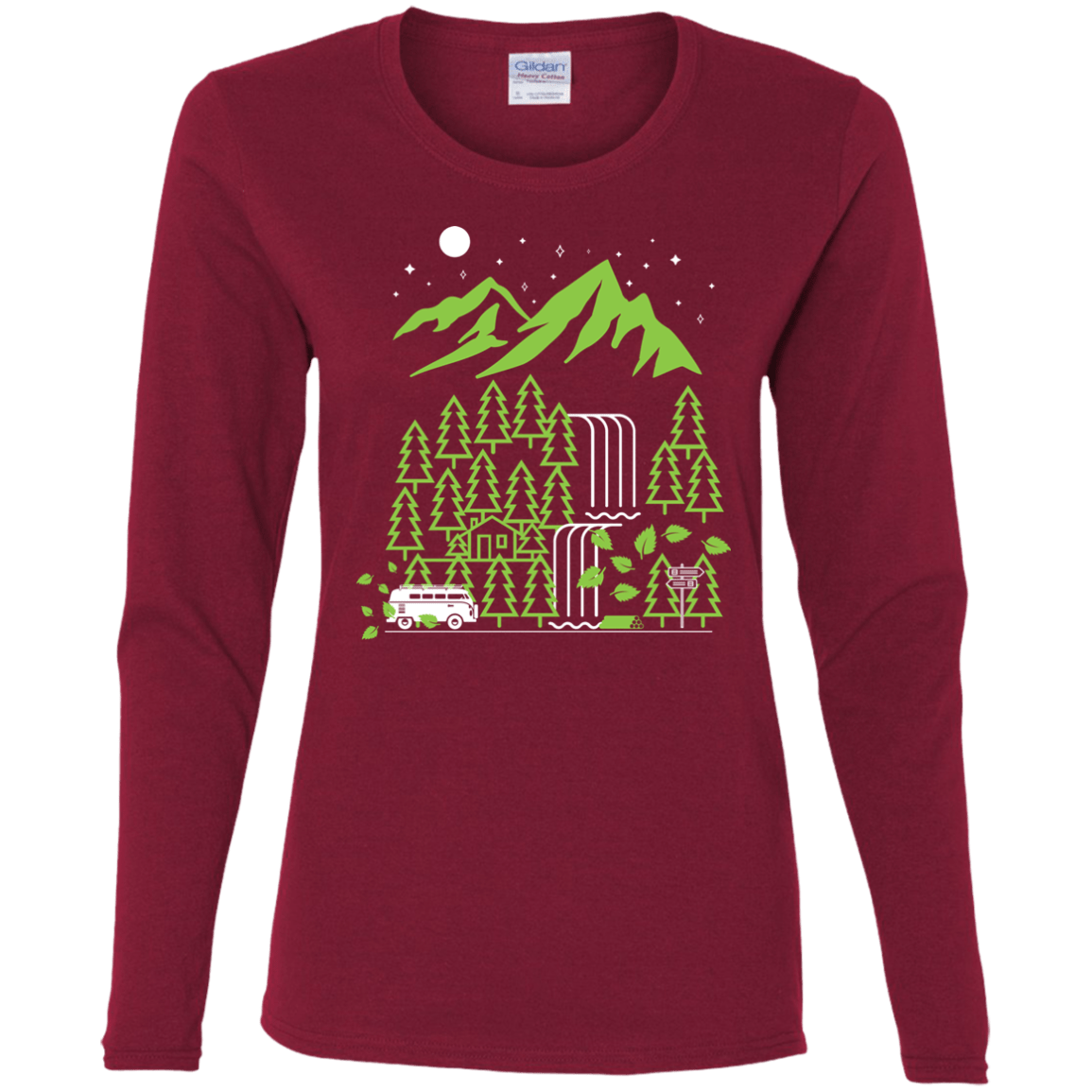 T-Shirts Cardinal / S Explore More Women's Long Sleeve T-Shirt