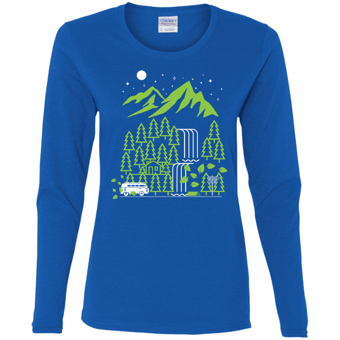 T-Shirts Royal / S Explore More Women's Long Sleeve T-Shirt