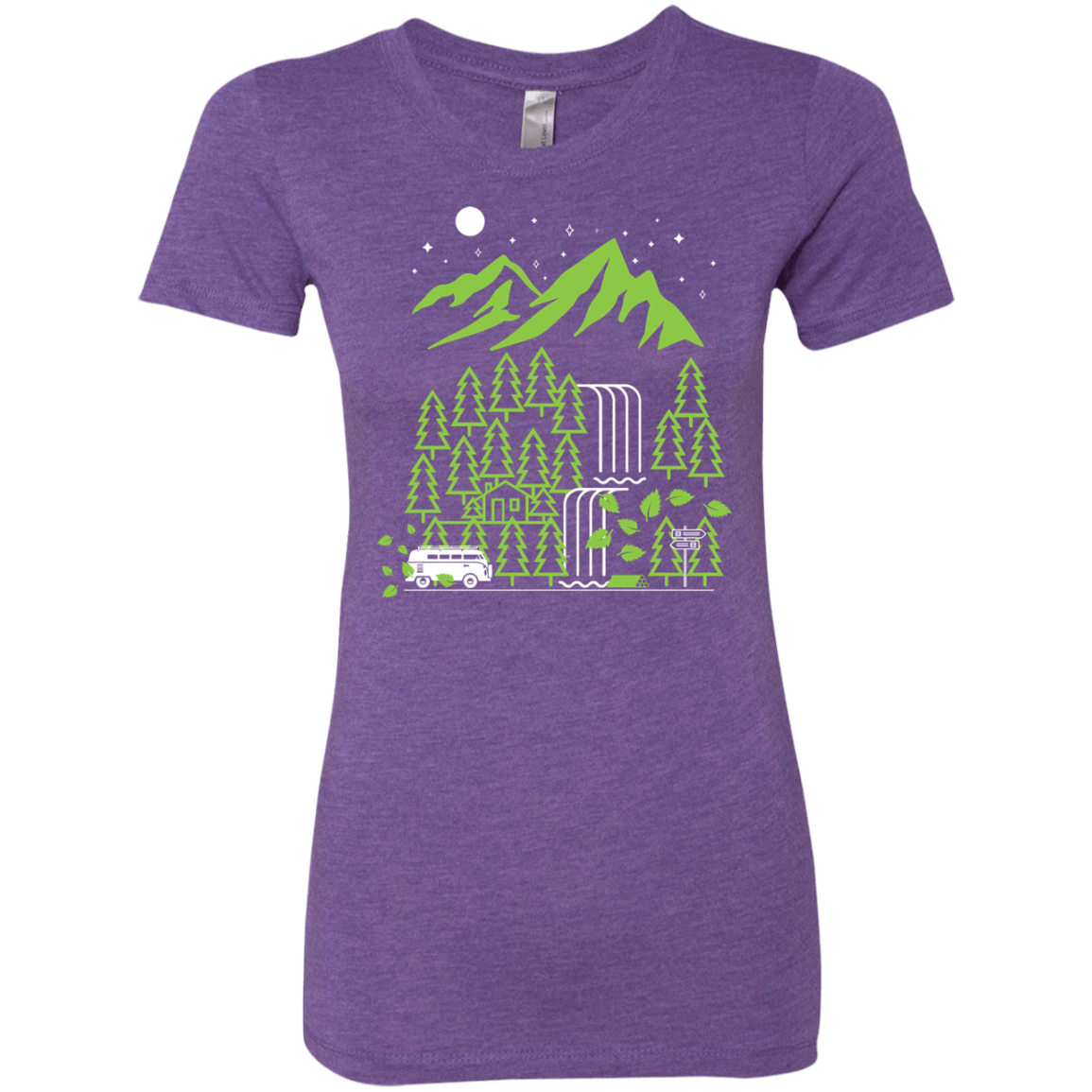 T-Shirts Purple Rush / S Explore More Women's Triblend T-Shirt