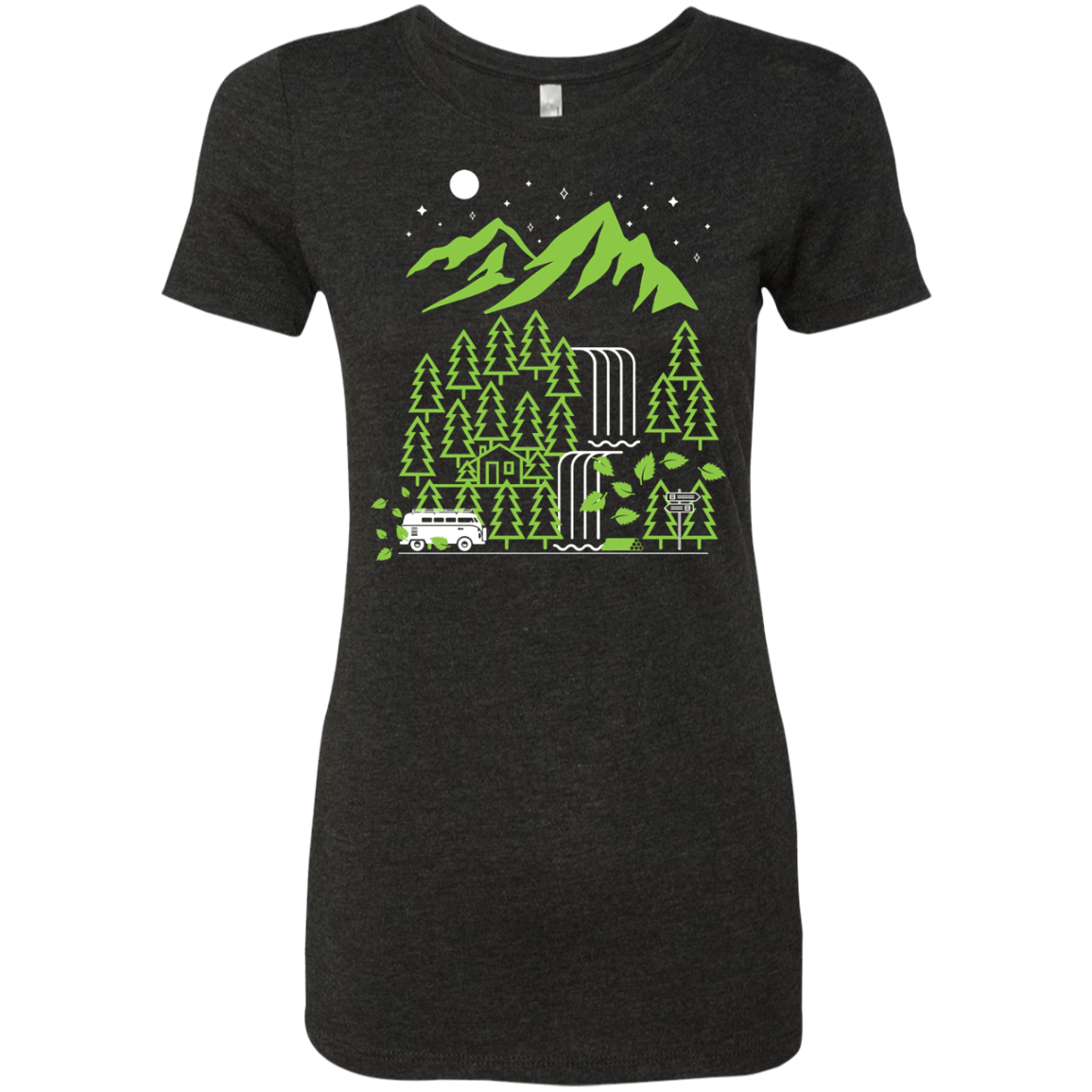 T-Shirts Vintage Black / S Explore More Women's Triblend T-Shirt