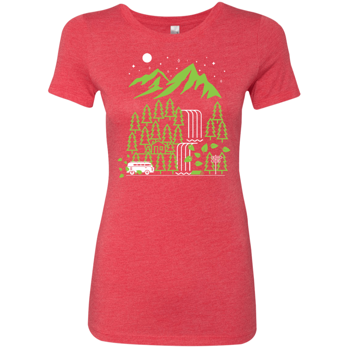 T-Shirts Vintage Red / S Explore More Women's Triblend T-Shirt