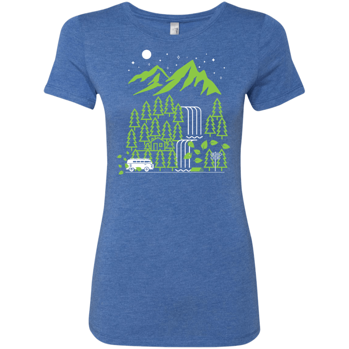 T-Shirts Vintage Royal / S Explore More Women's Triblend T-Shirt