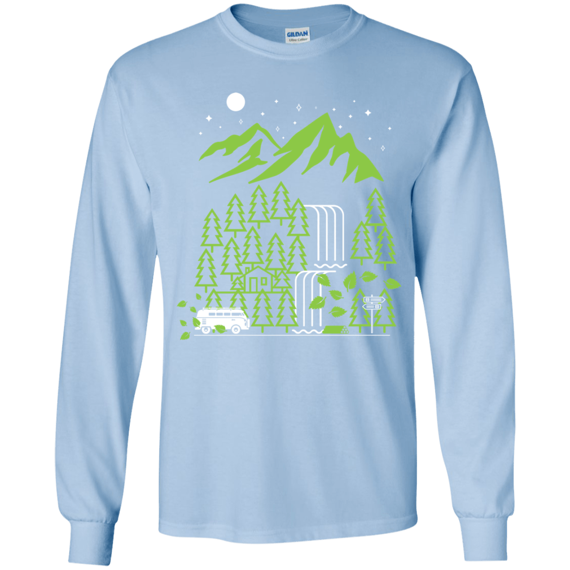 T-Shirts Light Blue / YS Explore More Youth Long Sleeve T-Shirt