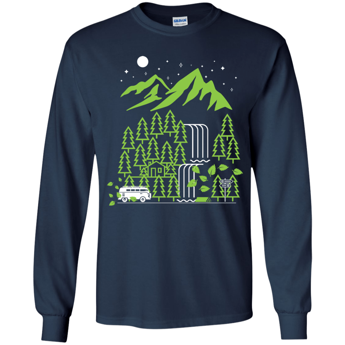 T-Shirts Navy / YS Explore More Youth Long Sleeve T-Shirt