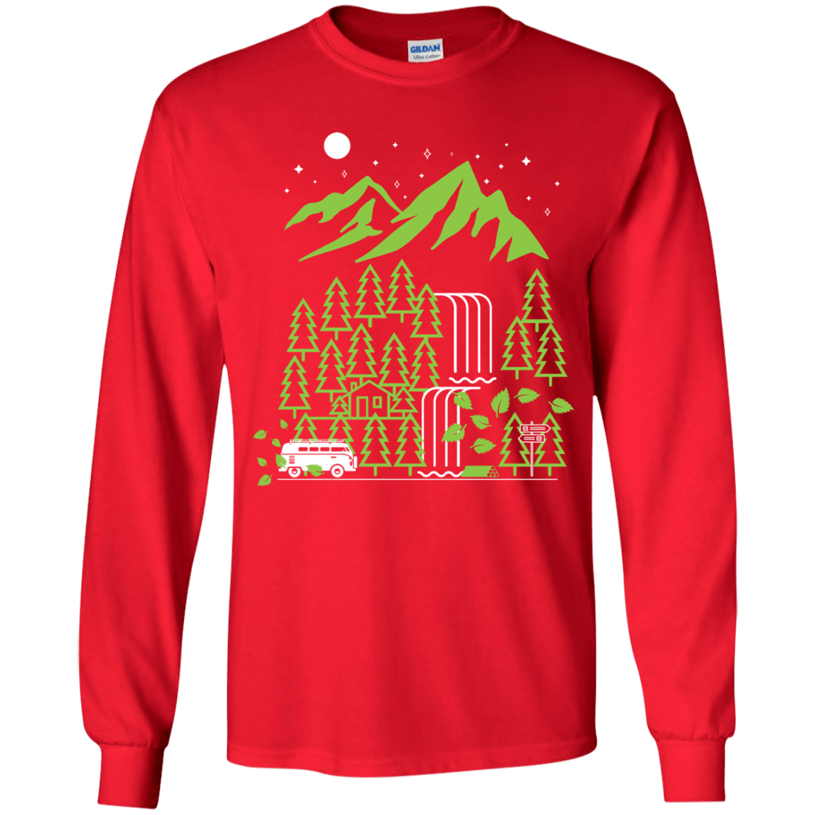T-Shirts Red / YS Explore More Youth Long Sleeve T-Shirt