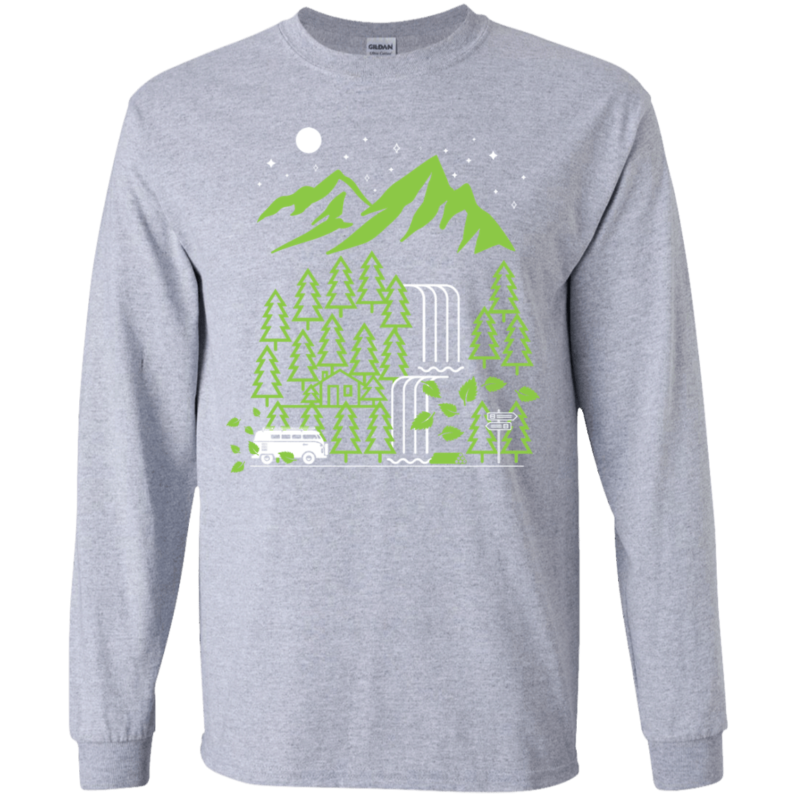 T-Shirts Sport Grey / YS Explore More Youth Long Sleeve T-Shirt