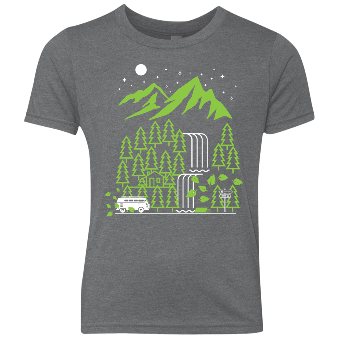 T-Shirts Premium Heather / YXS Explore More Youth Triblend T-Shirt