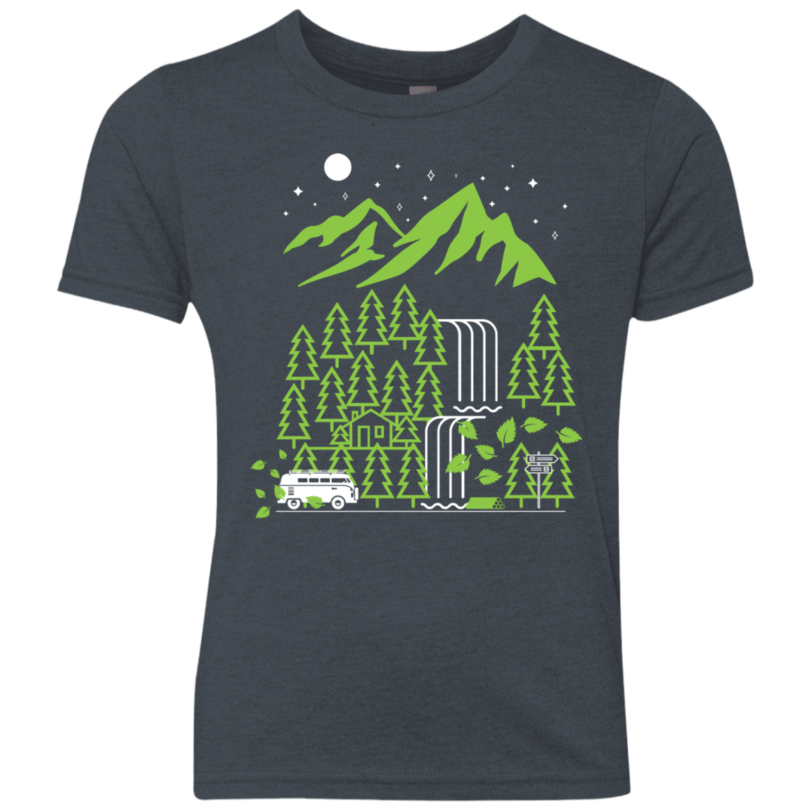 T-Shirts Vintage Navy / YXS Explore More Youth Triblend T-Shirt