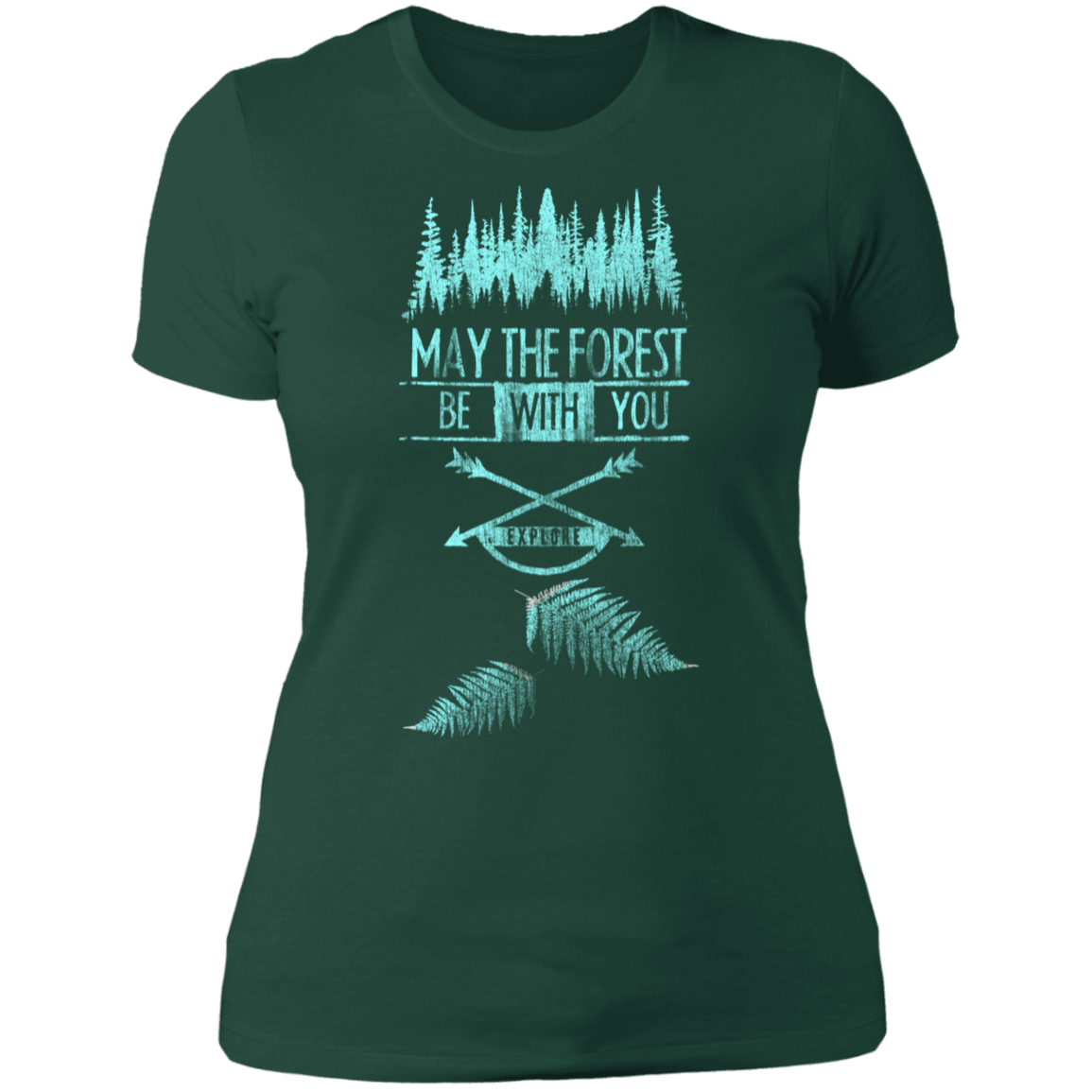 T-Shirts Forest Green / S Explore the Forest Women's Premium T-Shirt