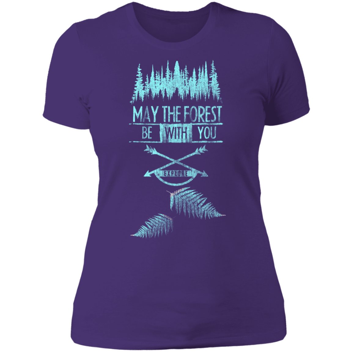 T-Shirts Purple Rush/ / S Explore the Forest Women's Premium T-Shirt