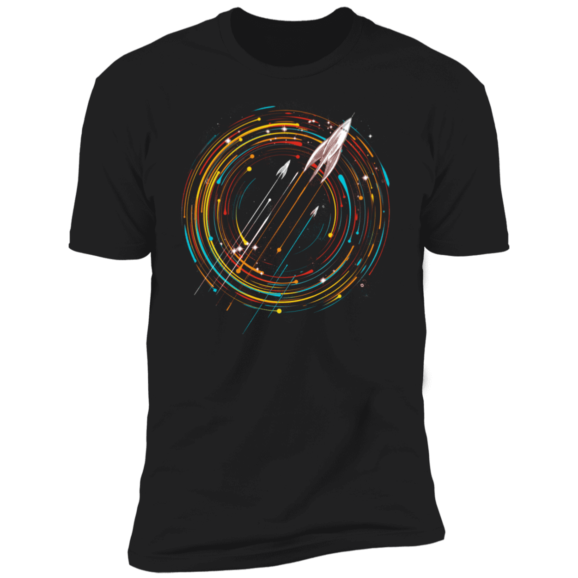 T-Shirts Black / X-Small Explore The Stars Men's Premium T-Shirt