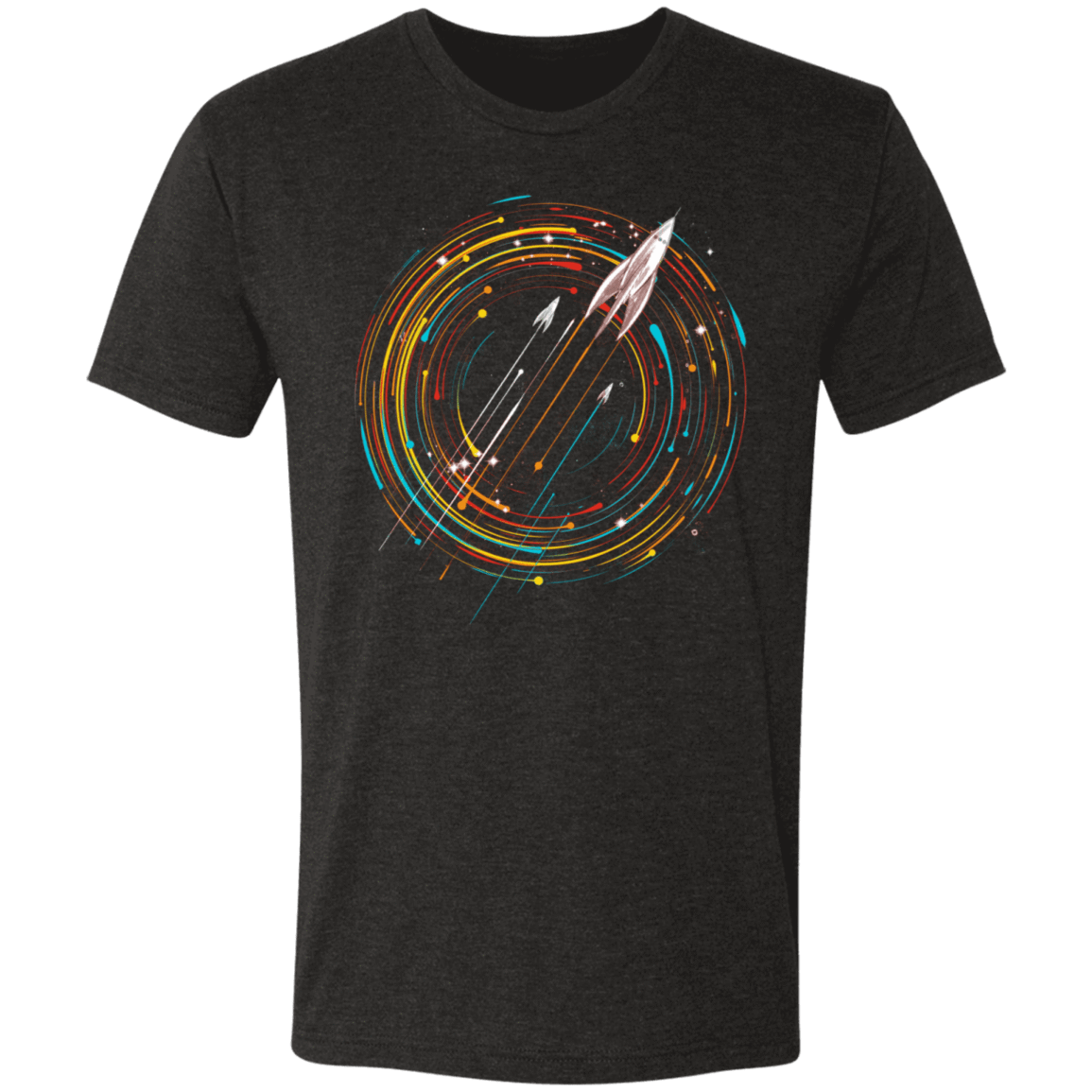 T-Shirts Vintage Black / S Explore The Stars Men's Triblend T-Shirt