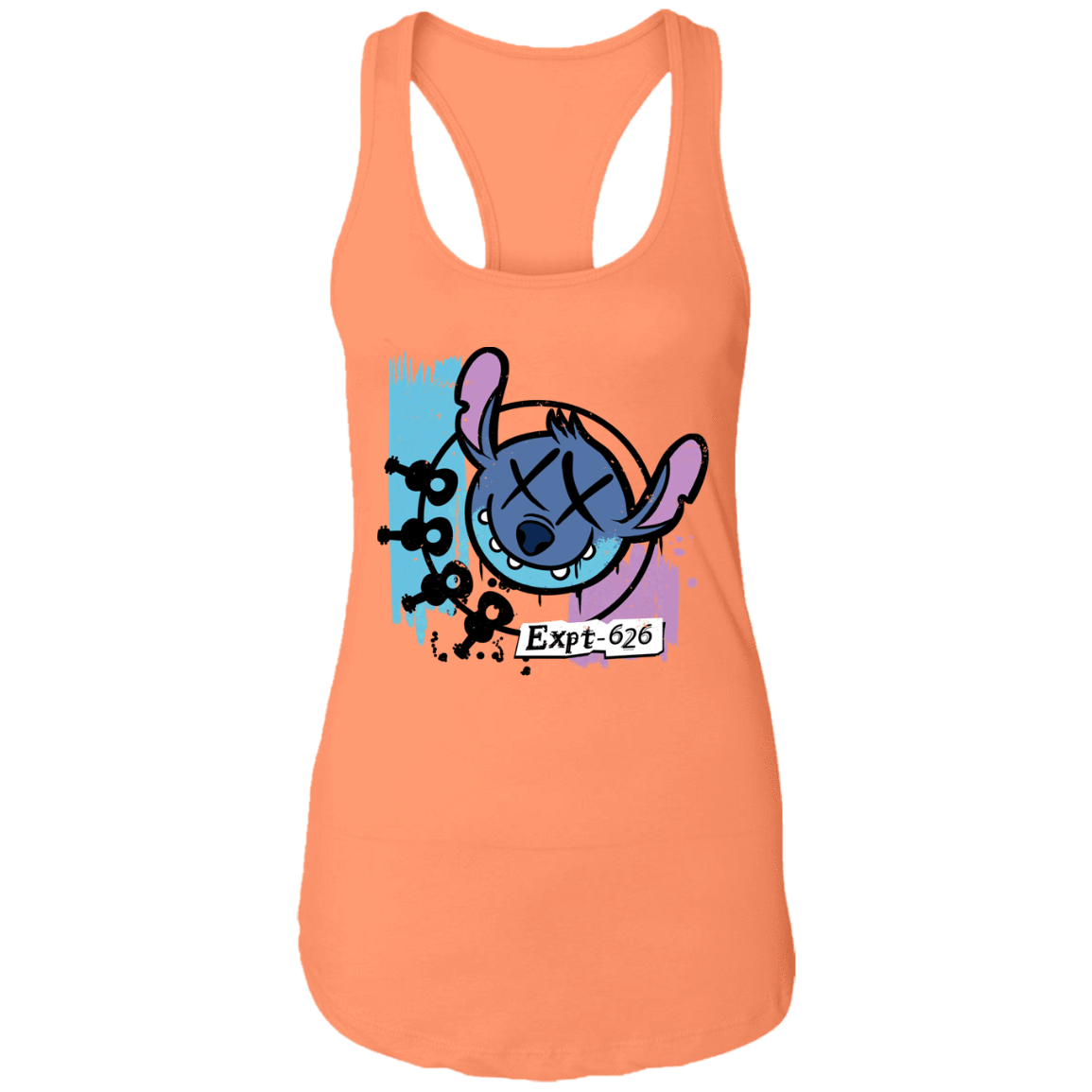 T-Shirts Light Orange / X-Small Expt 626 Women's Premium Racerback Tank