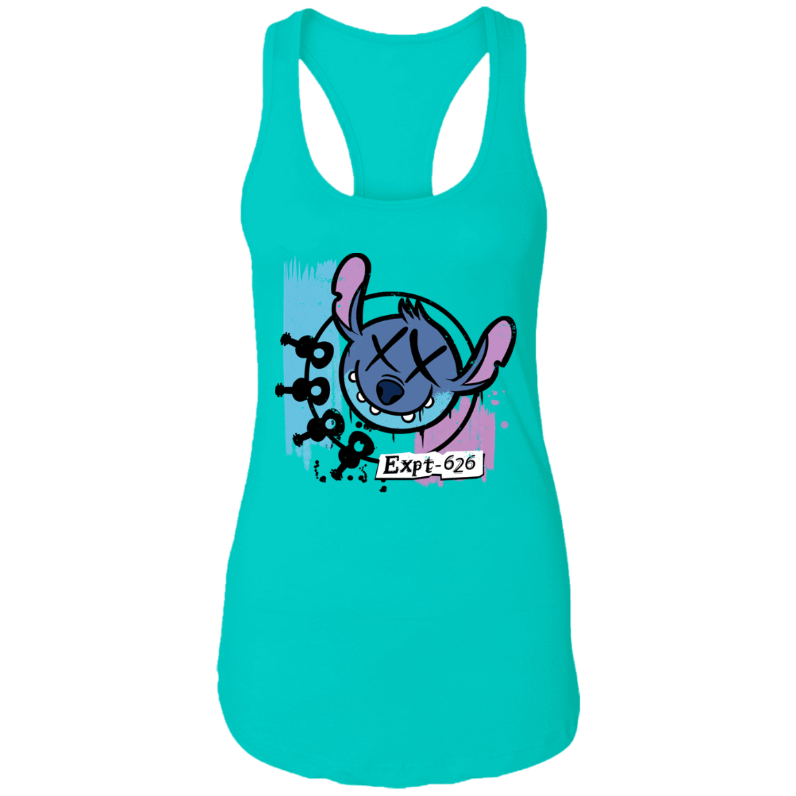 T-Shirts Tahiti Blue / X-Small Expt 626 Women's Premium Racerback Tank