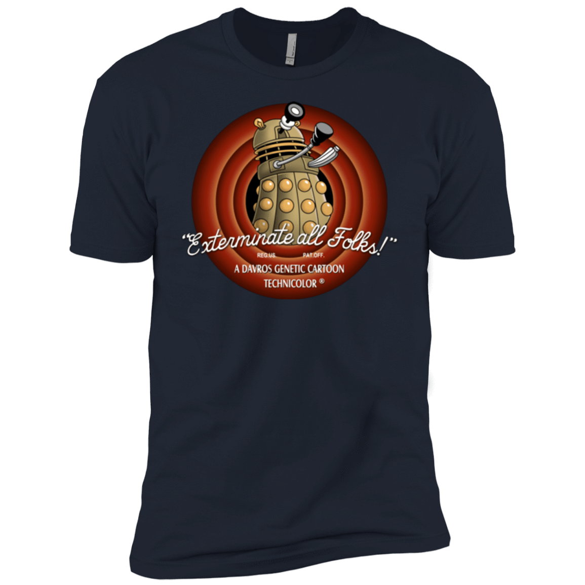 T-Shirts Midnight Navy / YXS Exterminate All Folks Boys Premium T-Shirt