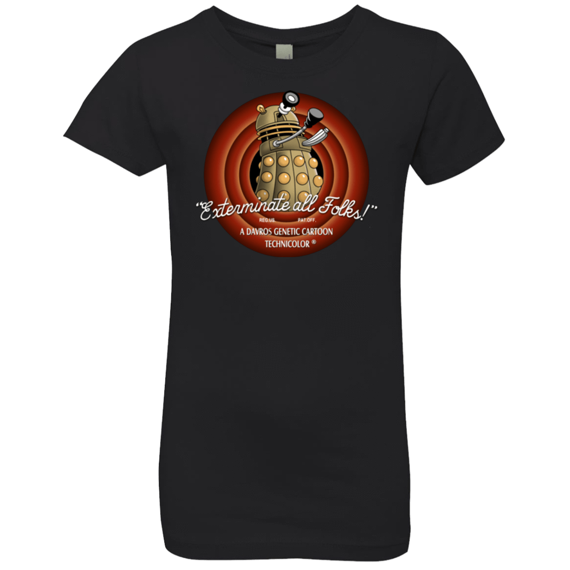 T-Shirts Black / YXS Exterminate All Folks Girls Premium T-Shirt