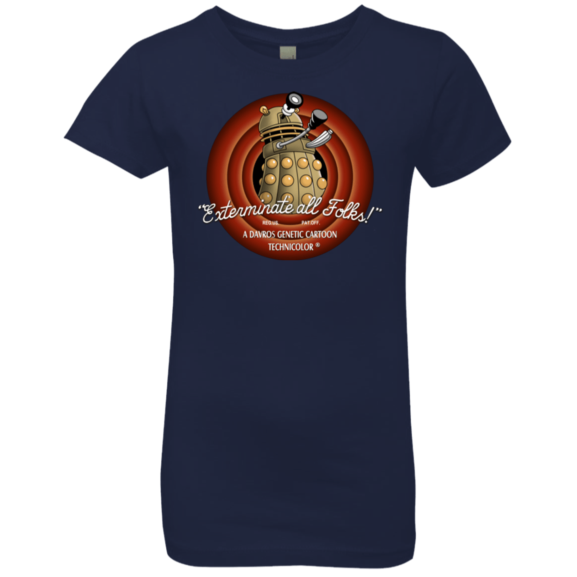 T-Shirts Midnight Navy / YXS Exterminate All Folks Girls Premium T-Shirt