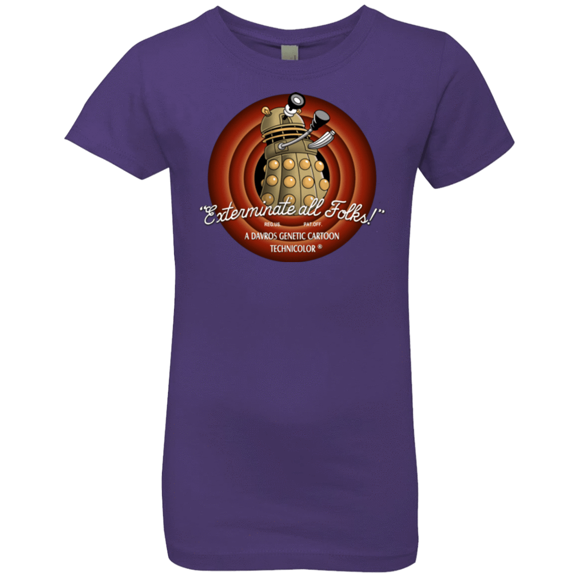 T-Shirts Purple Rush / YXS Exterminate All Folks Girls Premium T-Shirt