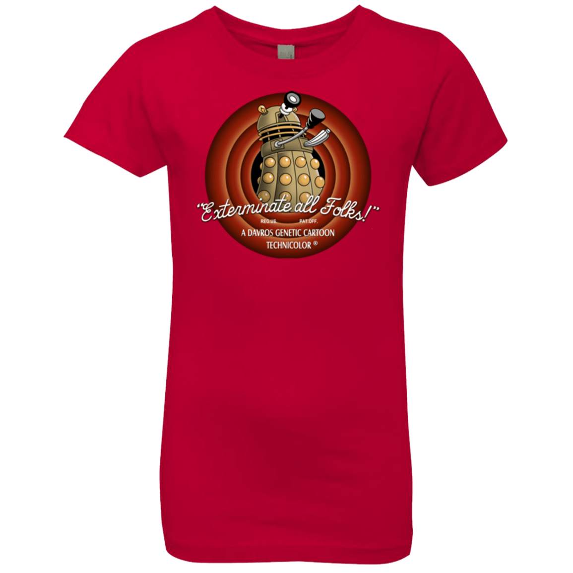T-Shirts Red / YXS Exterminate All Folks Girls Premium T-Shirt