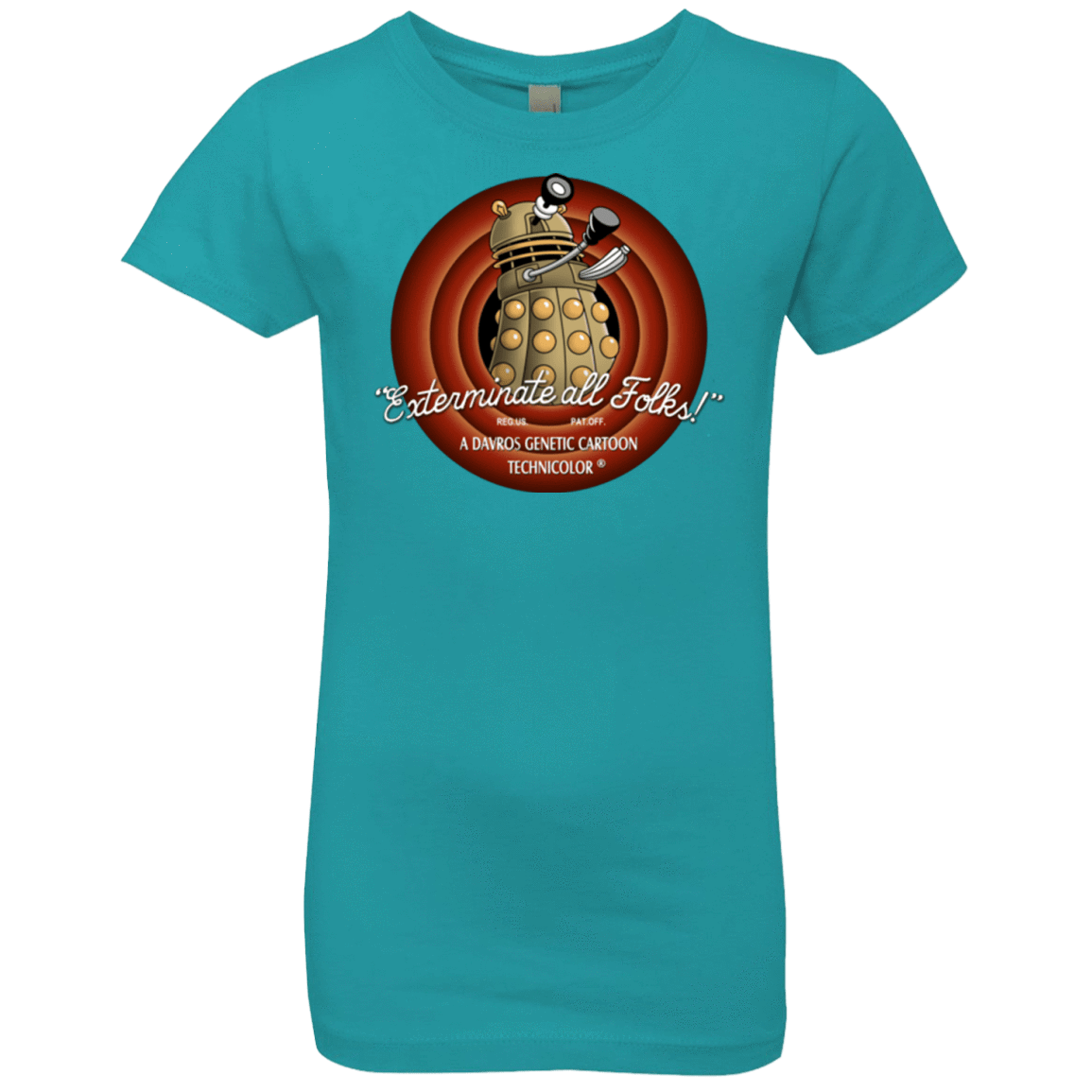 T-Shirts Tahiti Blue / YXS Exterminate All Folks Girls Premium T-Shirt