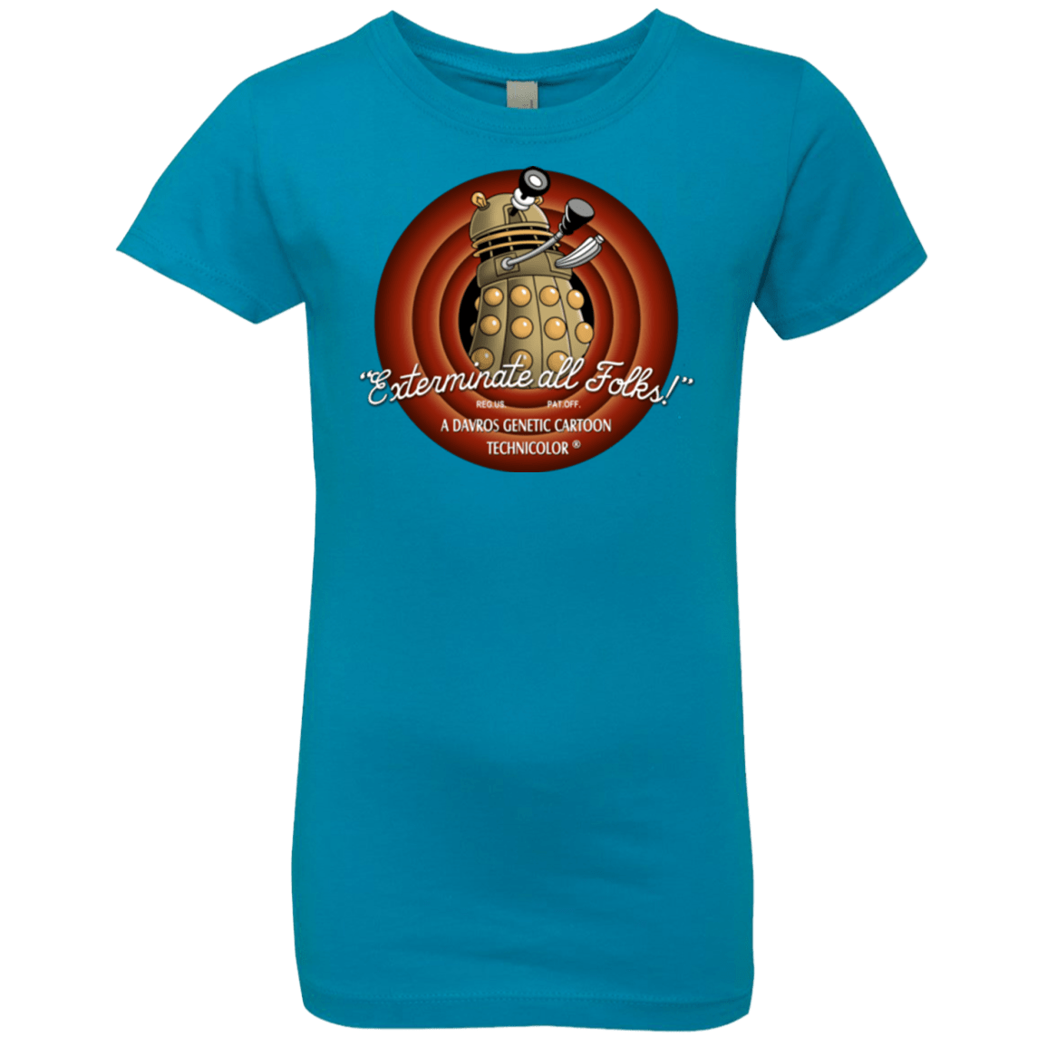 T-Shirts Turquoise / YXS Exterminate All Folks Girls Premium T-Shirt