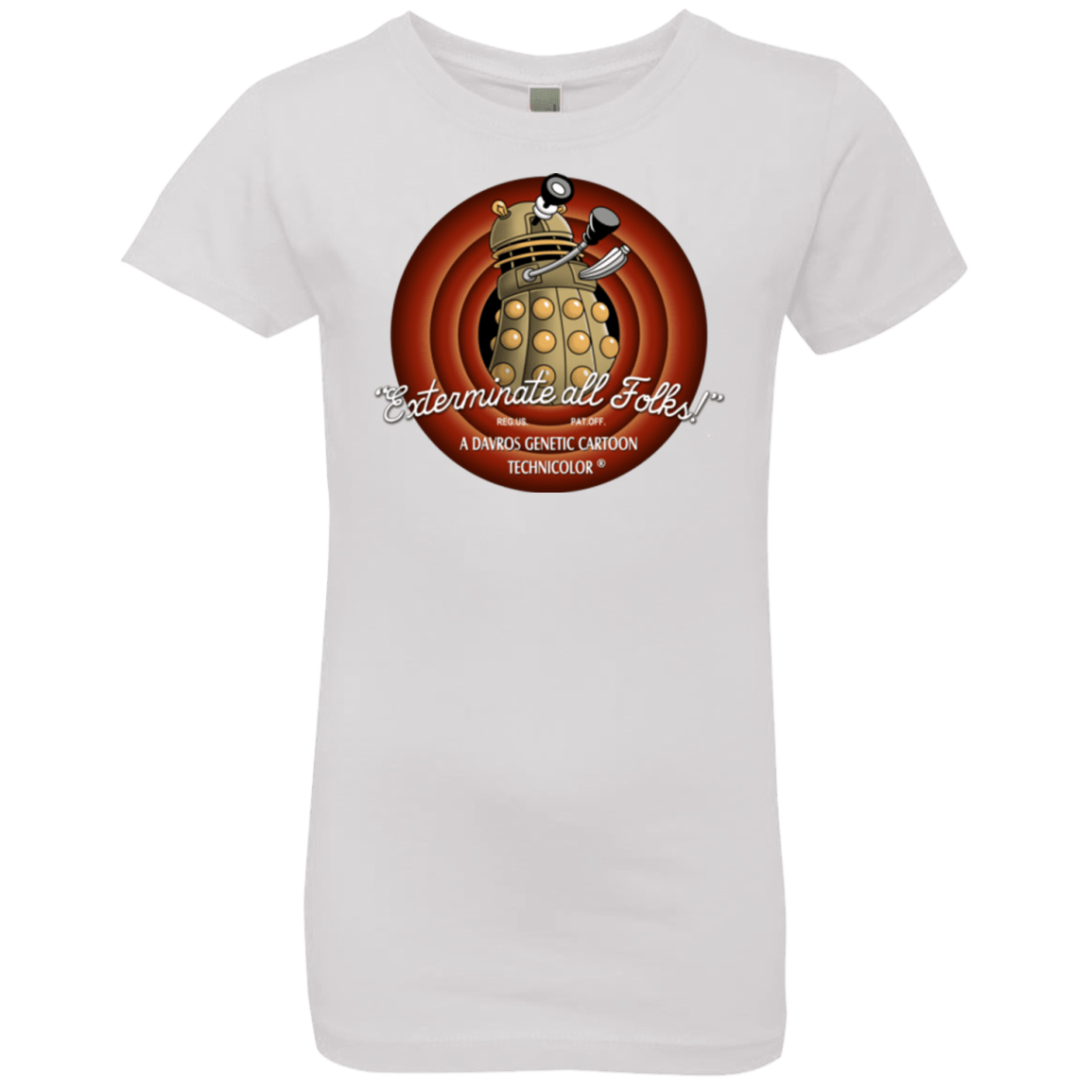 T-Shirts White / YXS Exterminate All Folks Girls Premium T-Shirt