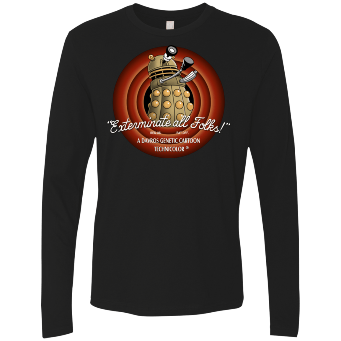 T-Shirts Black / Small Exterminate All Folks Men's Premium Long Sleeve