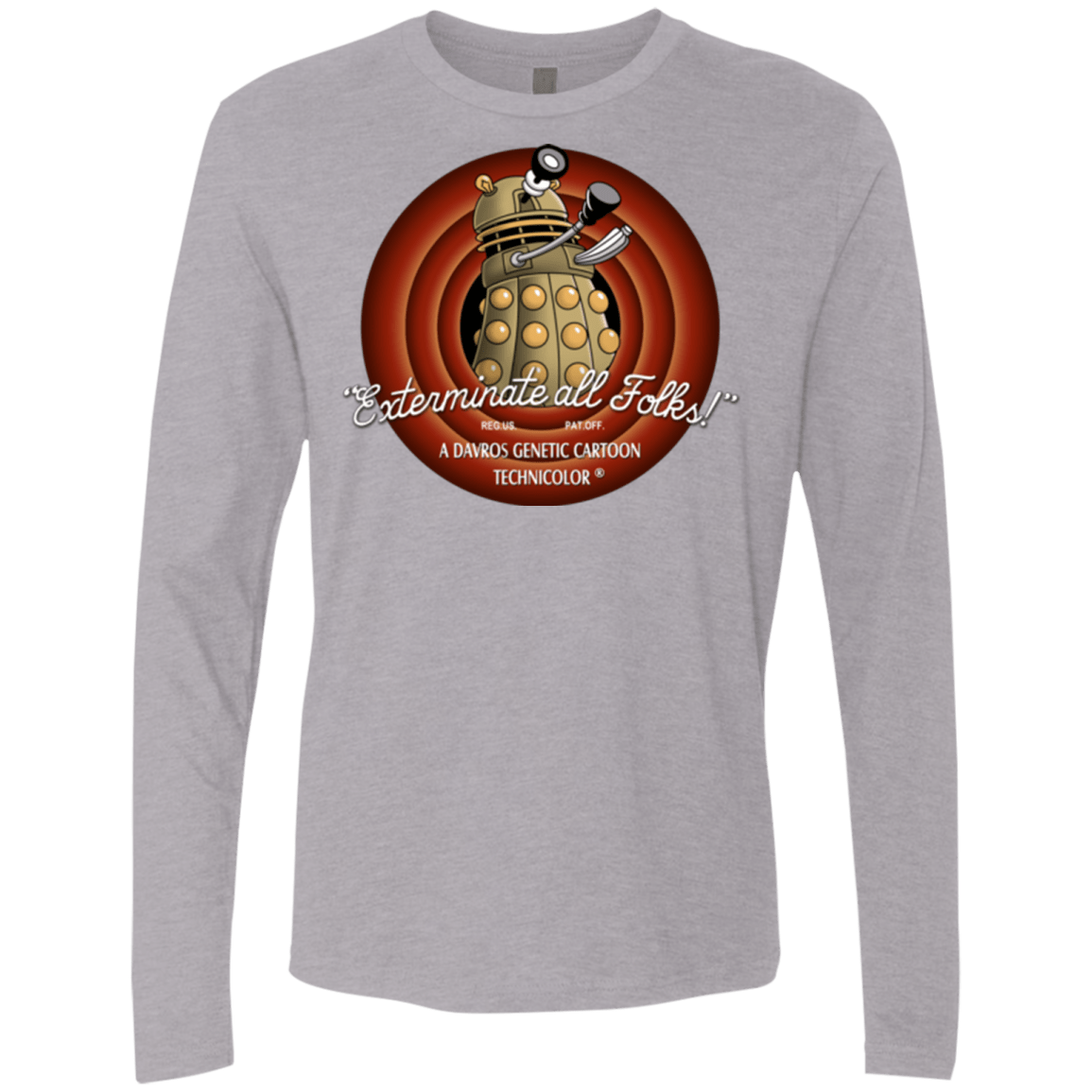 T-Shirts Heather Grey / Small Exterminate All Folks Men's Premium Long Sleeve