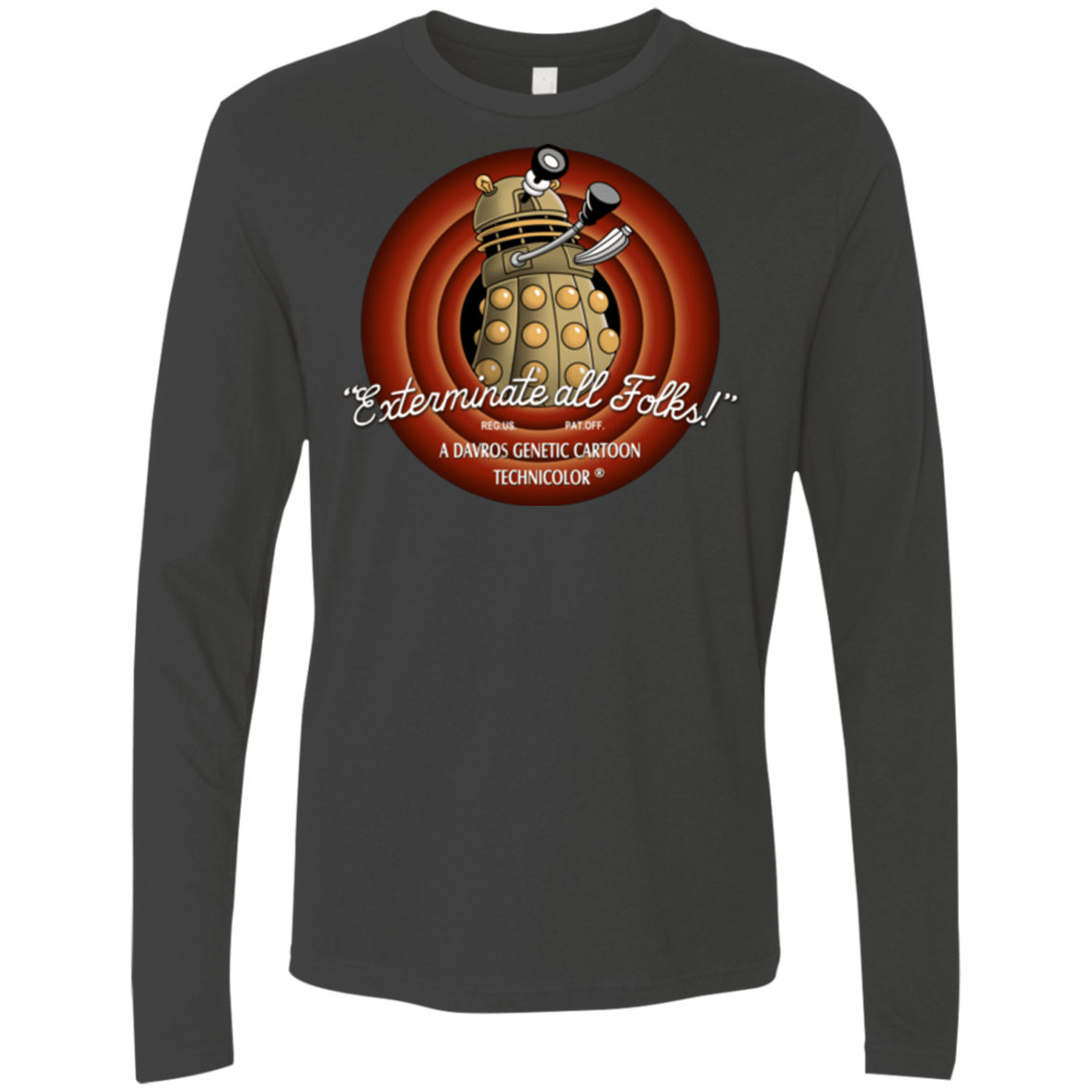 T-Shirts Heavy Metal / Small Exterminate All Folks Men's Premium Long Sleeve