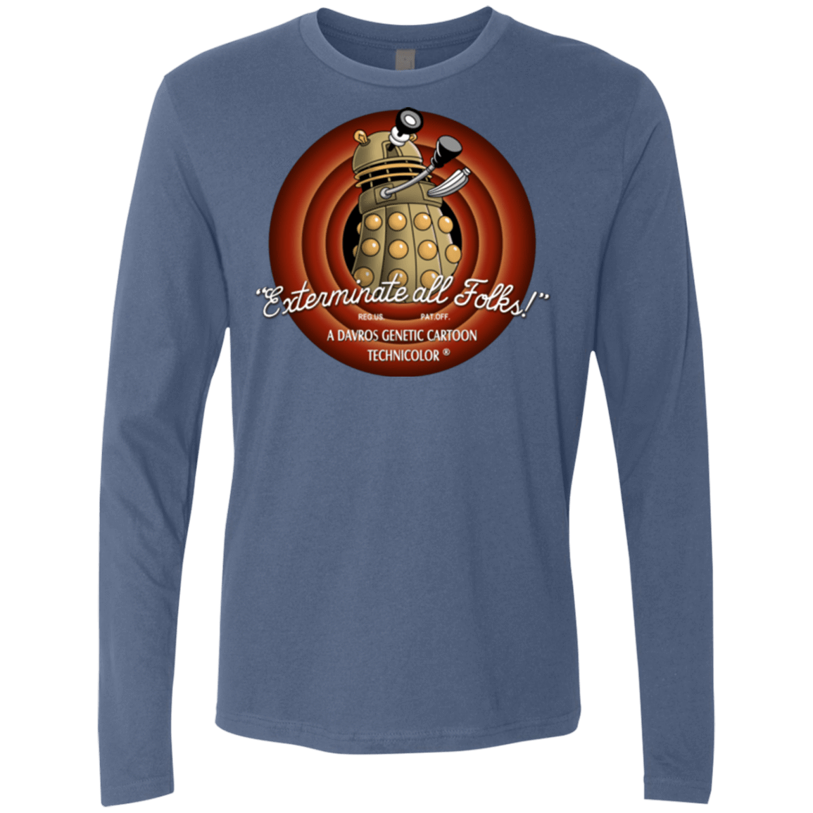 T-Shirts Indigo / Small Exterminate All Folks Men's Premium Long Sleeve