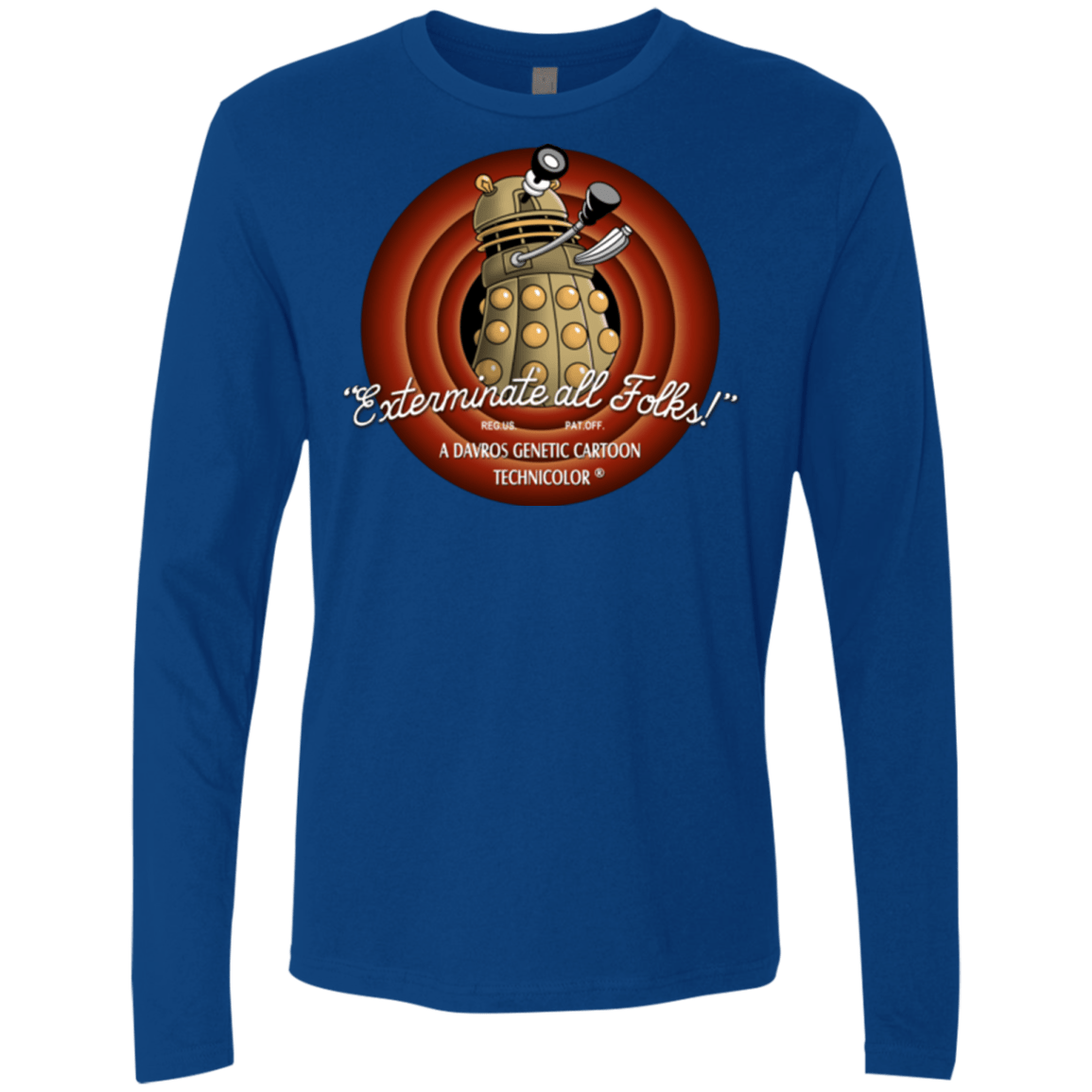 T-Shirts Royal / Small Exterminate All Folks Men's Premium Long Sleeve