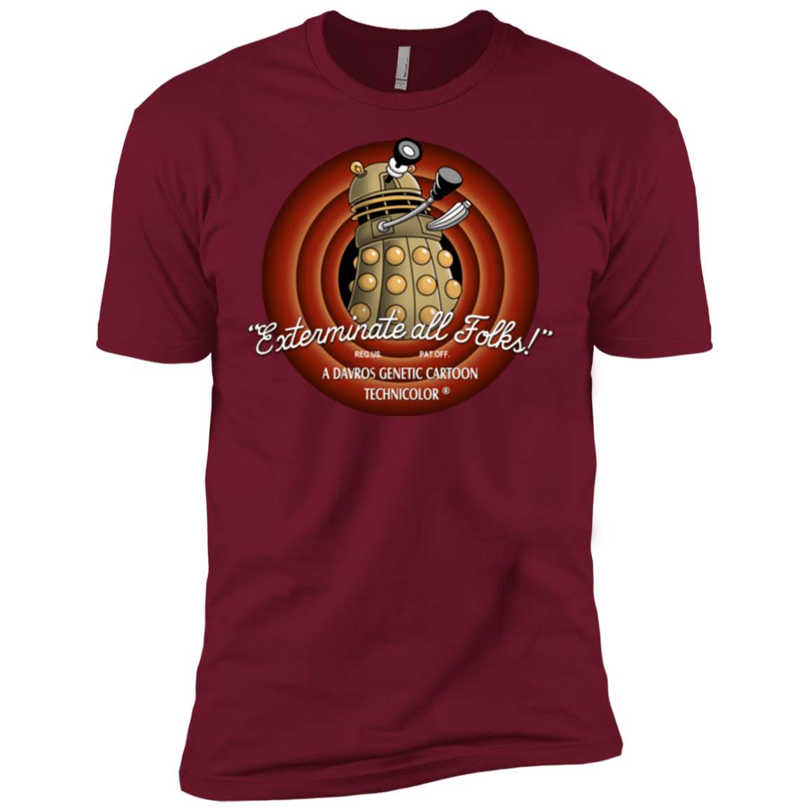 T-Shirts Cardinal / X-Small Exterminate All Folks Men's Premium T-Shirt