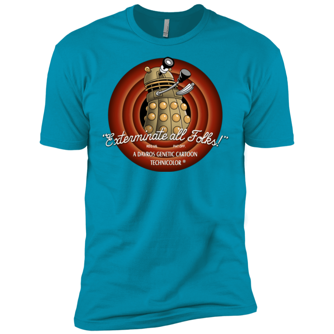 T-Shirts Turquoise / X-Small Exterminate All Folks Men's Premium T-Shirt