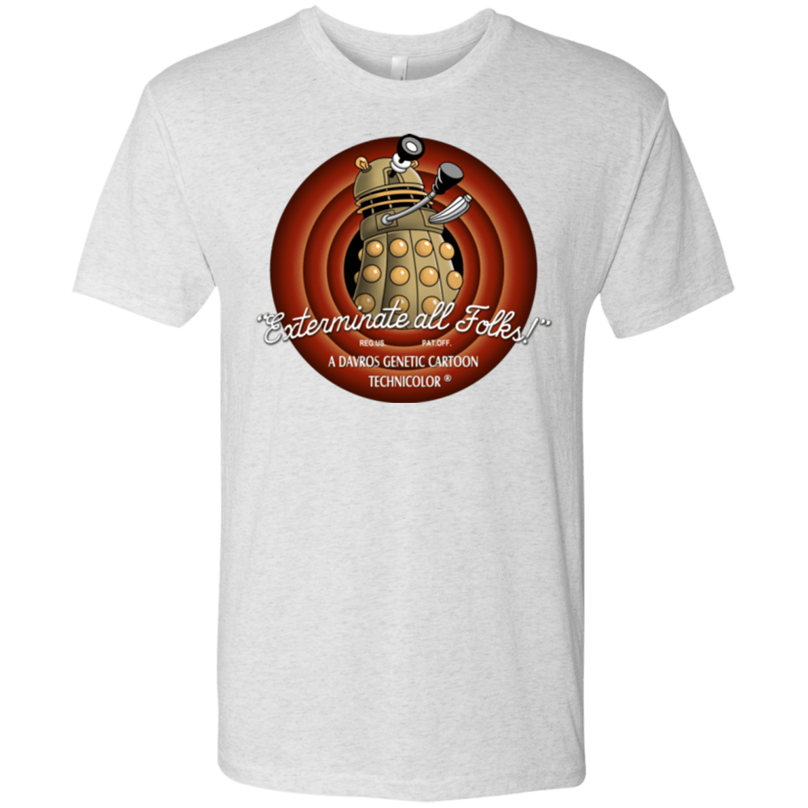 T-Shirts Heather White / Small Exterminate All Folks Men's Triblend T-Shirt